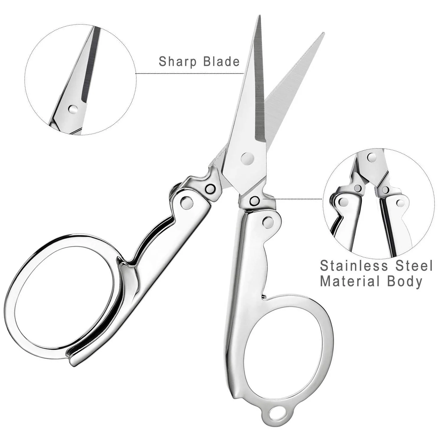 Folding Scissor 3.5inch used crafting and cutting purposes for children’s and adults - Image 8