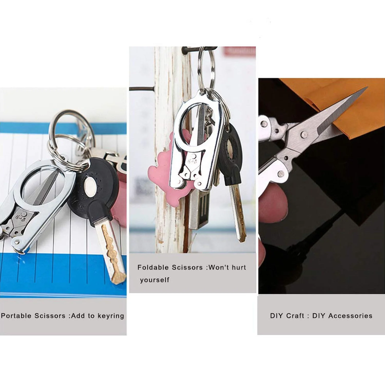 Folding Scissor 3.5inch used crafting and cutting purposes for children’s and adults - Image 9