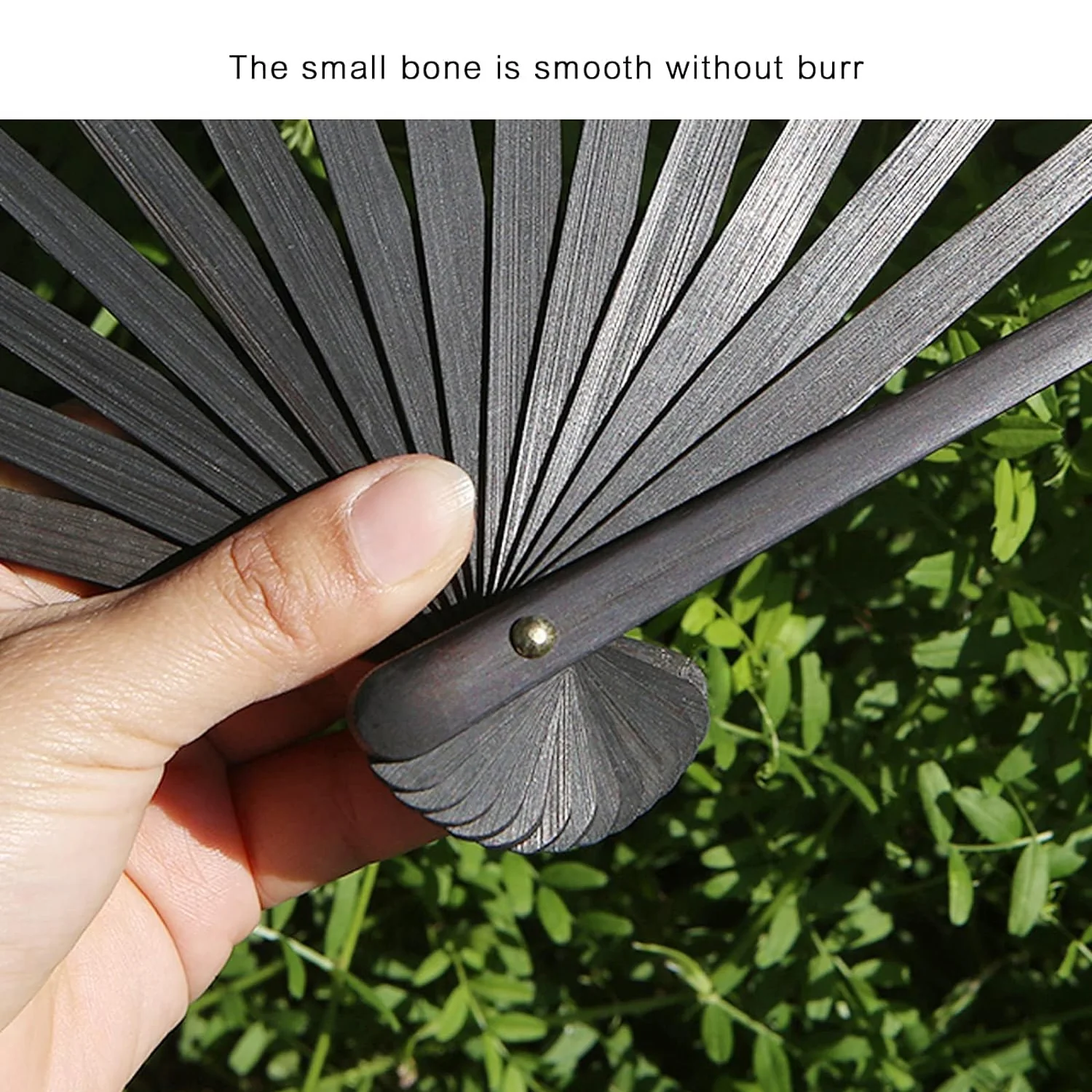 Folding Handheld Pretty Hand Fan Wedding Party Accessory Pocket Sized Fan (1 Pc) - Image 6