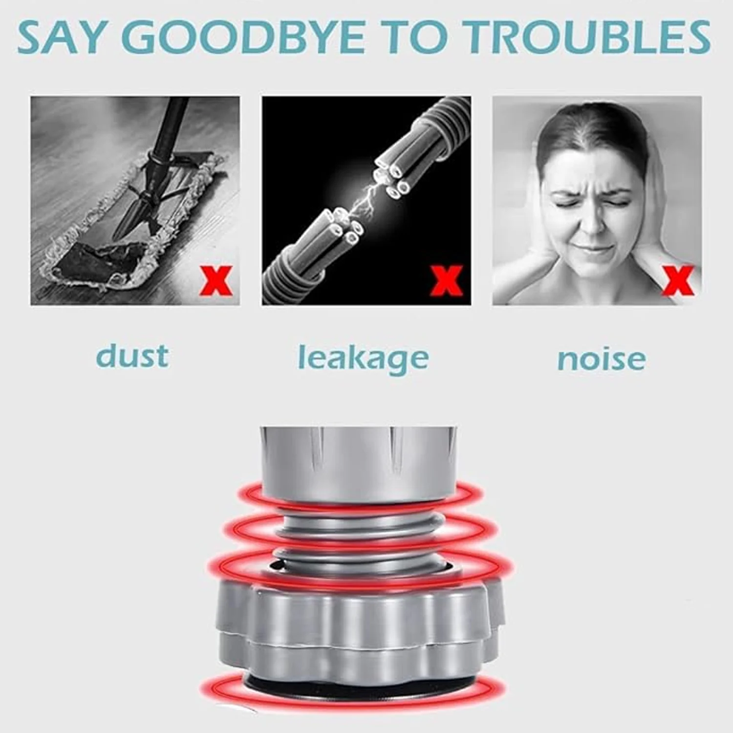 Plastic Washing Machine Vibration Feet (4 Pcs Set) - Image 5