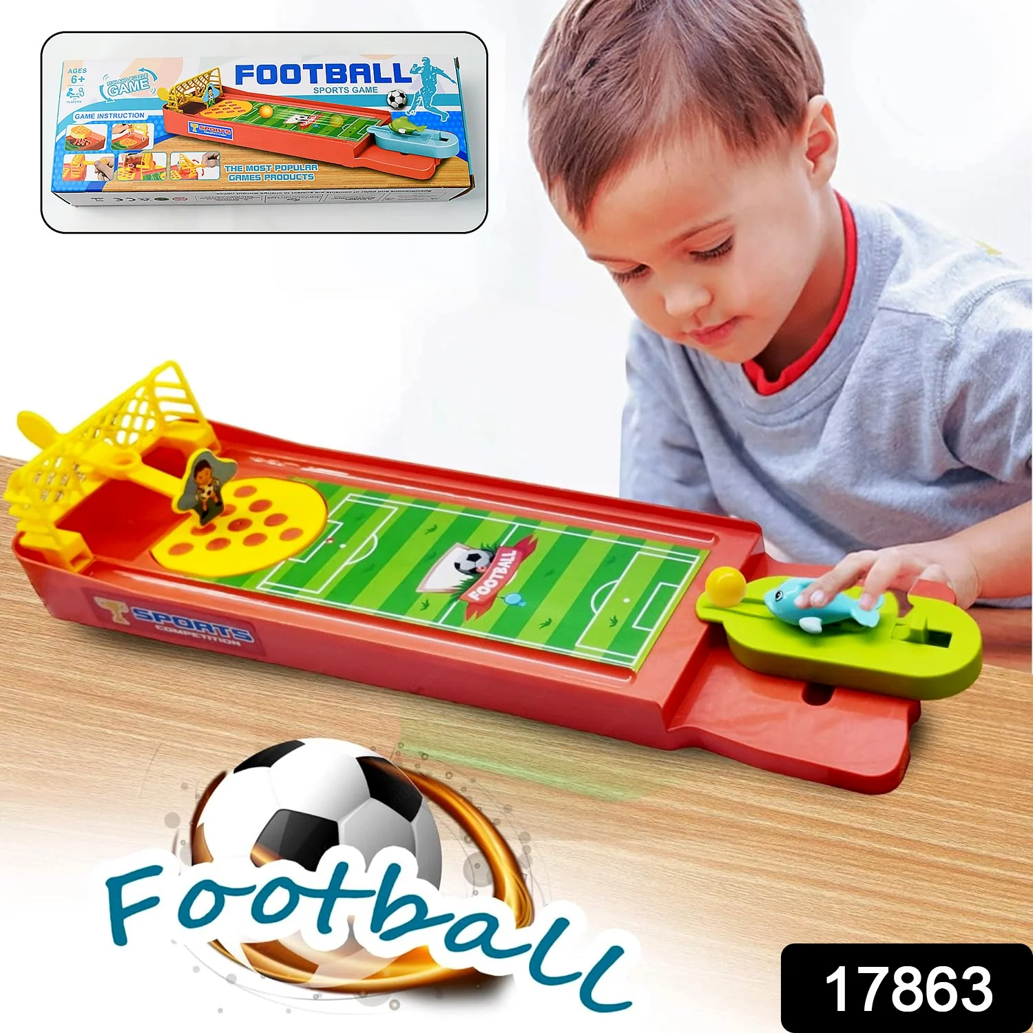Mini Table Top Finger Football Game for Kids-Desktop Game for Kids & Adults - Image 2