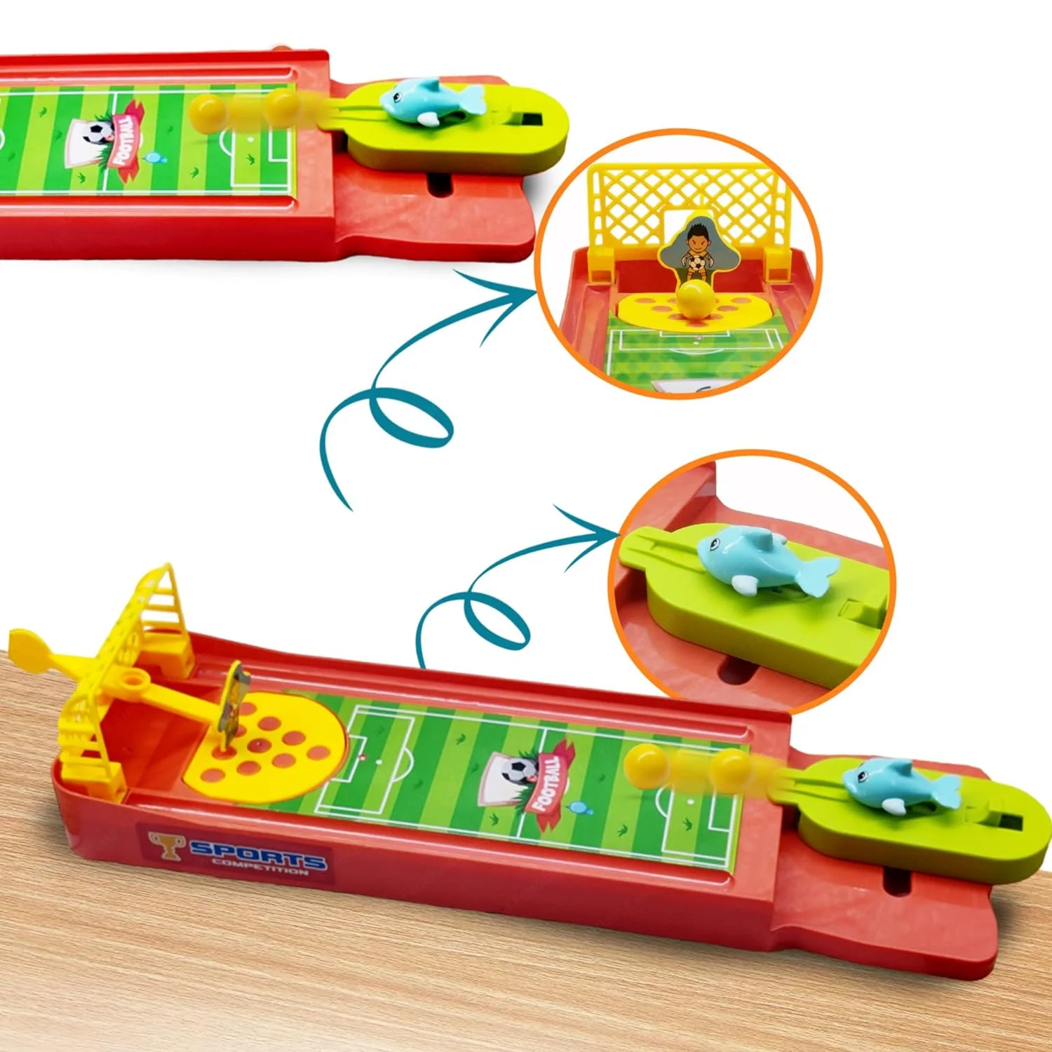 Mini Table Top Finger Football Game for Kids-Desktop Game for Kids & Adults - Image 7