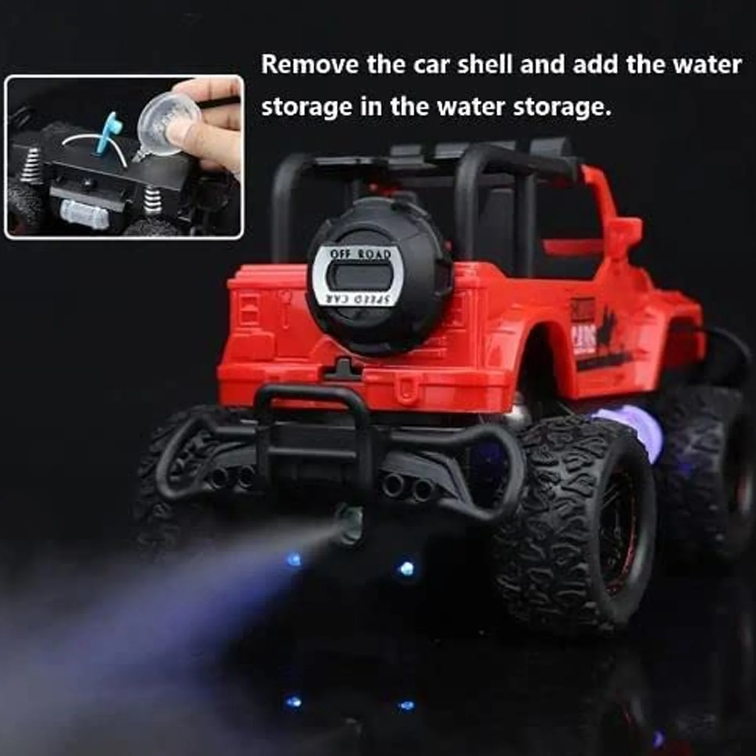 Mist Spray Race Car Toy Off Road Speed Car With Smoke (Water Sprayer Mist With Light) - Image 6