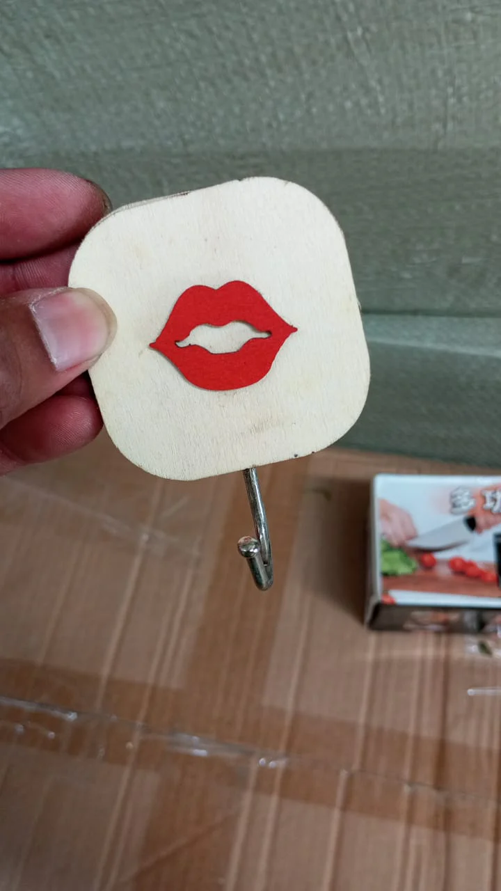 Wooden Cartoon Wall Hook – Kids Room & Bathroom Storage Hook - Image 7