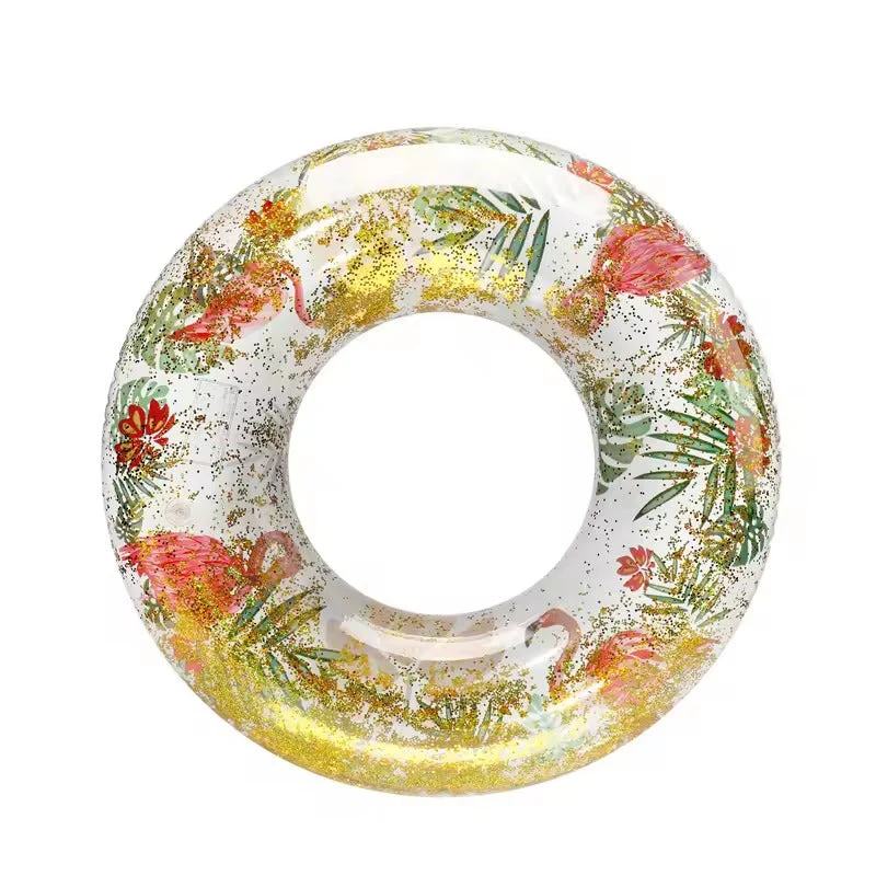 Swim Ring, For children, Conveniently Portable, Feathers, Swimming Ring, For Water Play, For Beaches, Swimming, Summer Vacation, Outdoor Swimming Beach children Pool Water Fun Toys (1 Pc) - Image 3