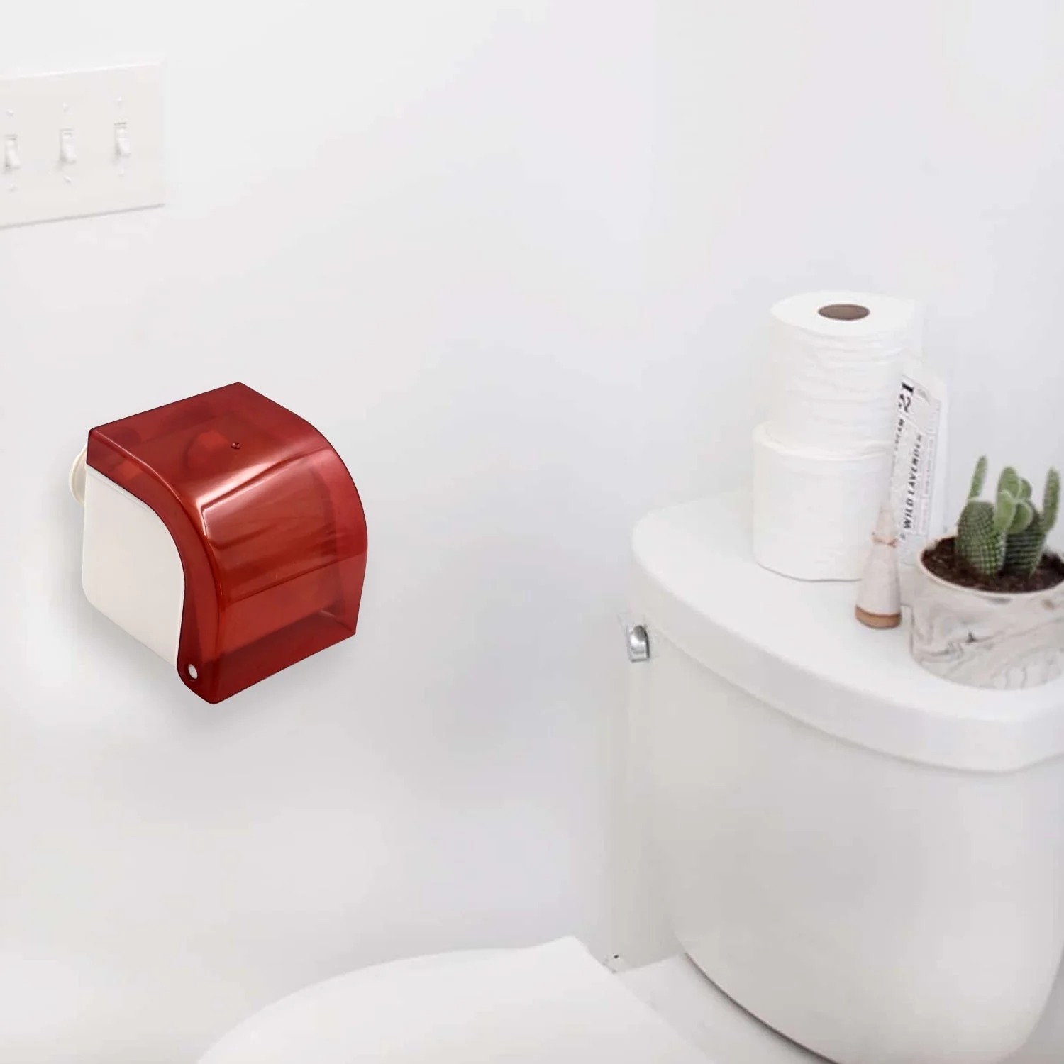 Wall-Mounted Tissue Holder – Essential Organizer for Tissues, Wipes & Accessories - Image 3