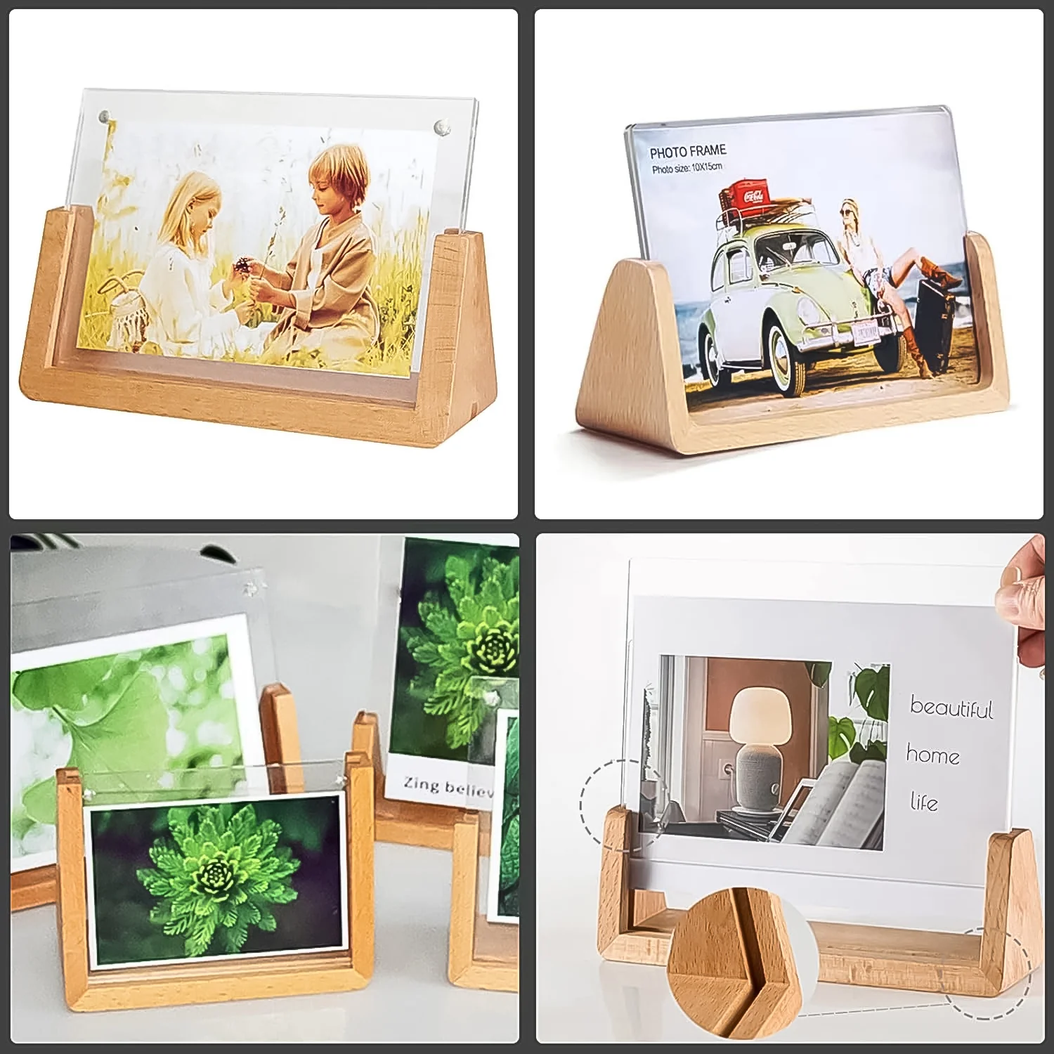  Wooden Picture Stand, Photo Frame Stand (1 Pc) - Image 6