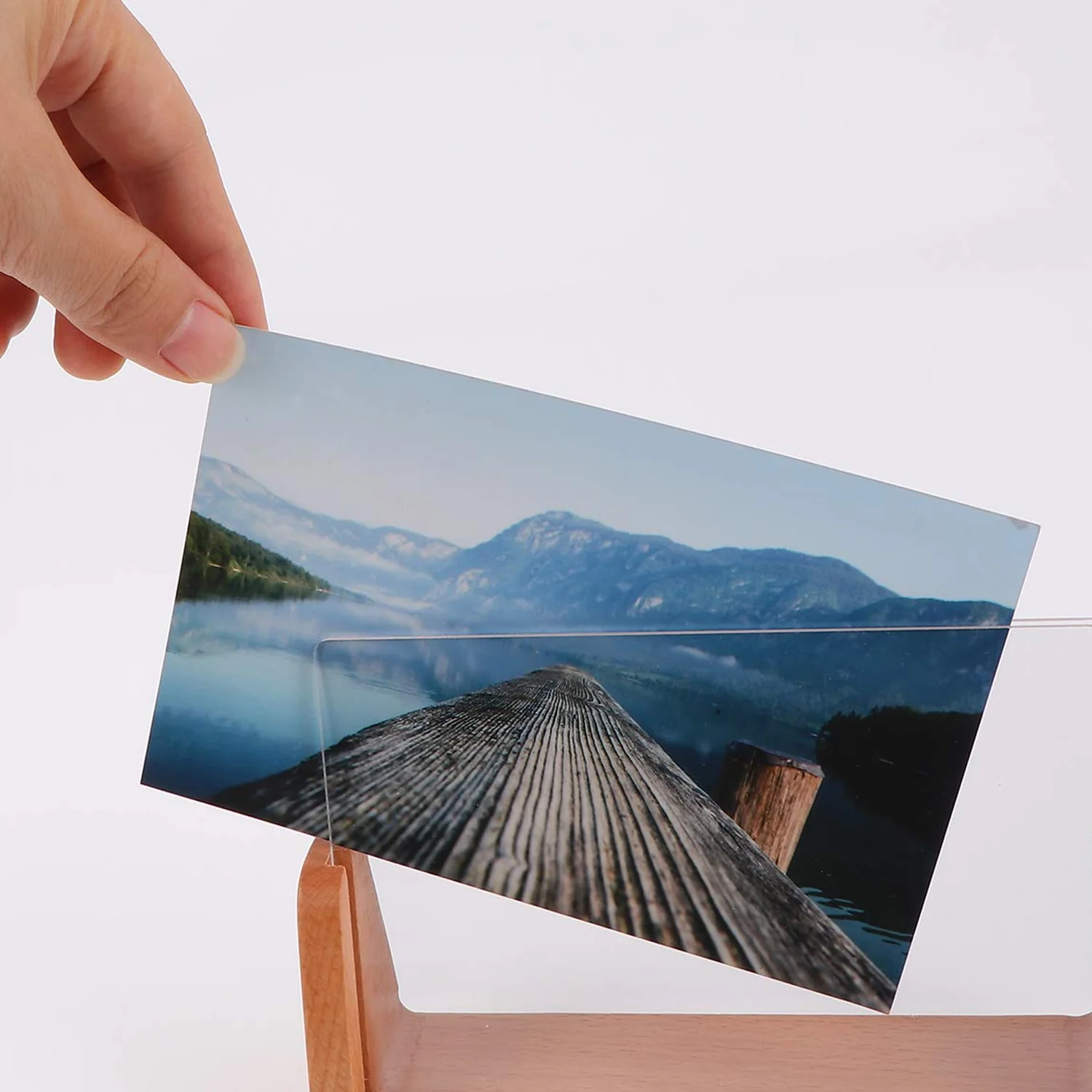  Wooden Picture Stand, Photo Frame Stand (1 Pc) - Image 7