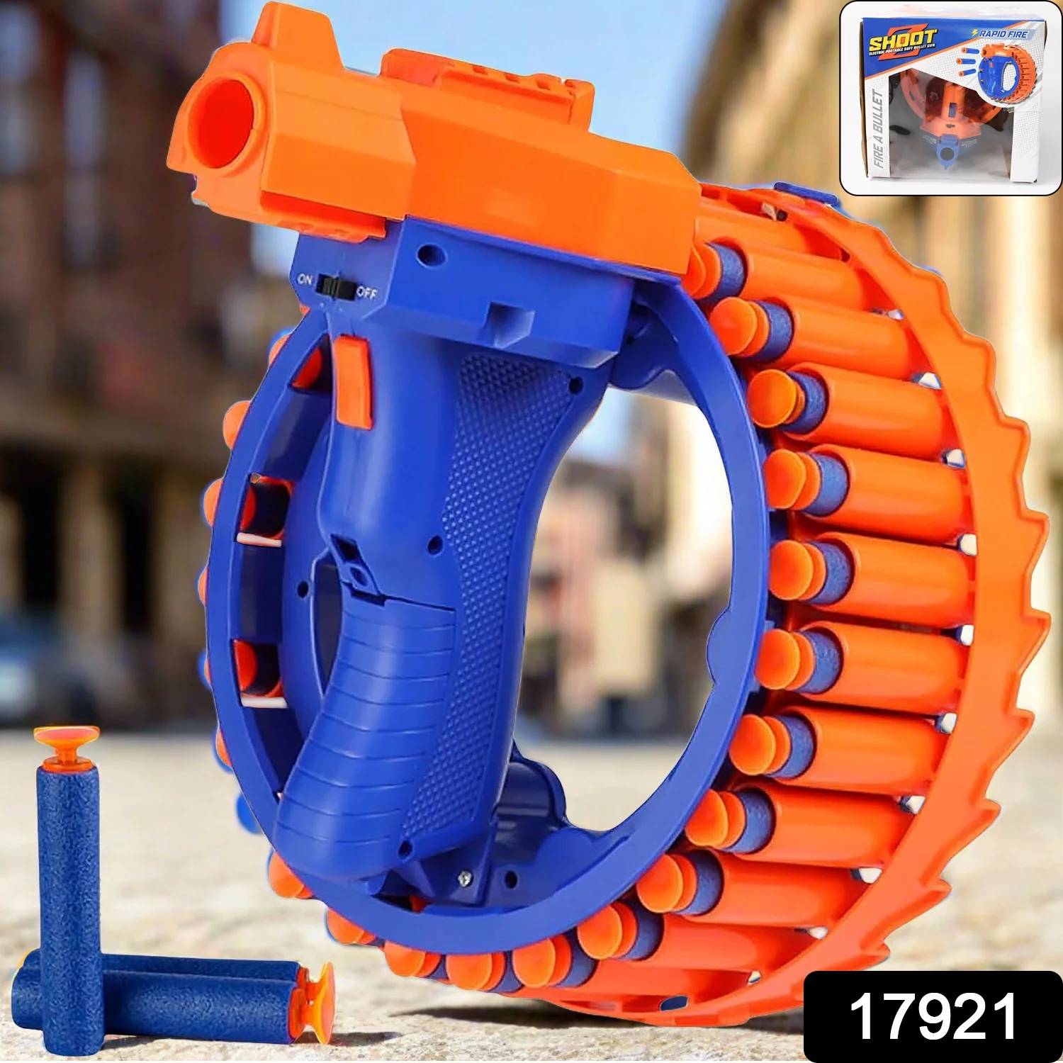 Amazing Toy Gun, Electric Gun for Children, 28 Soft Bullets for Youth Safety - Image 2