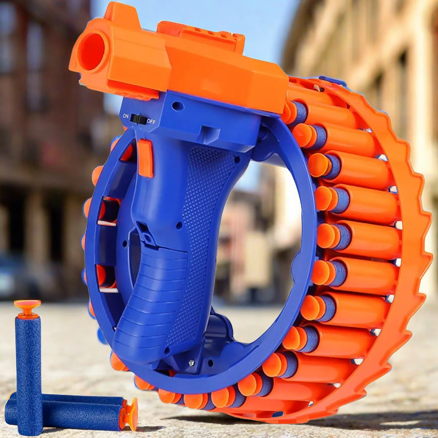 Amazing Toy Gun, Electric Gun for Children, 28 Soft Bullets for Youth Safety - Image 3