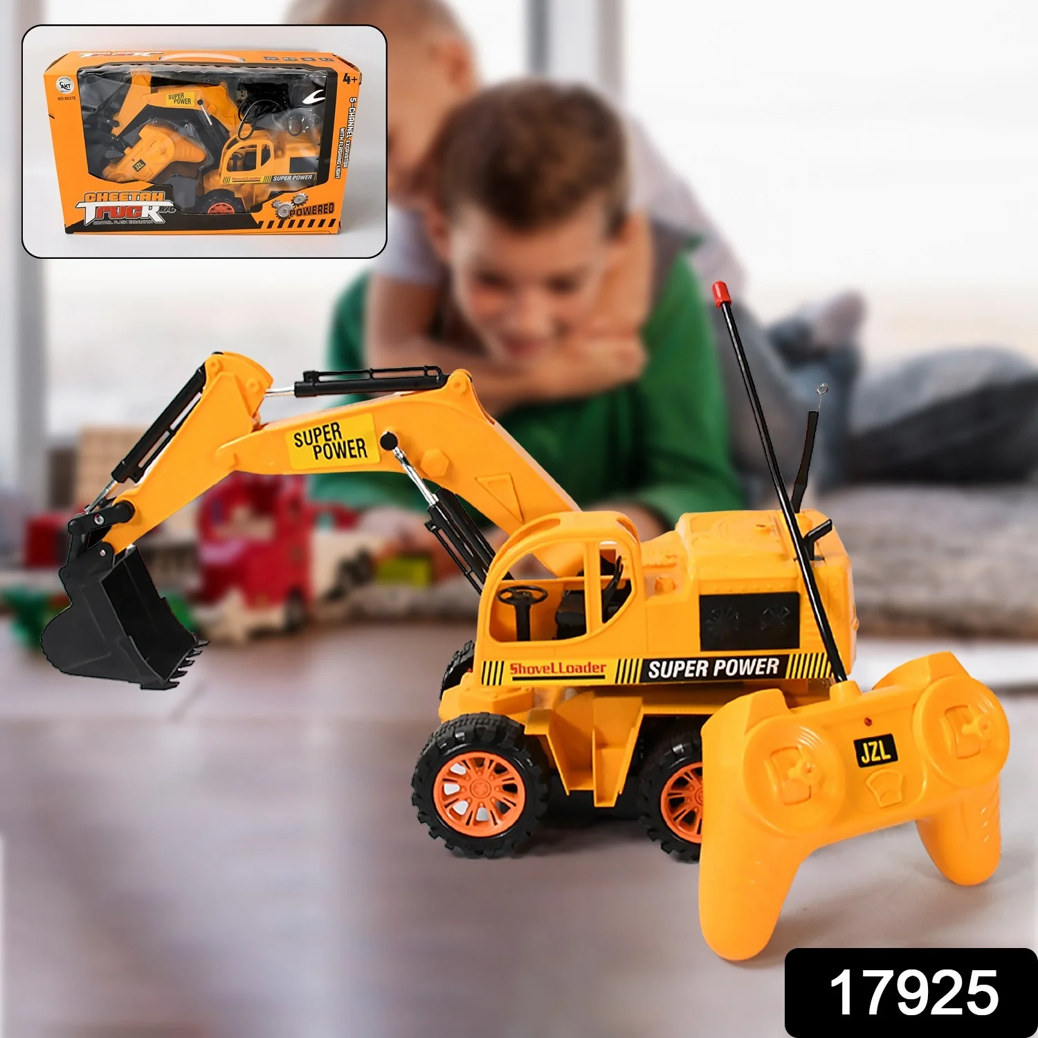 Plastic JCB Construction Toy Remote Control Super Power JCB Truck Toy for Kids 1 Set - Image 2