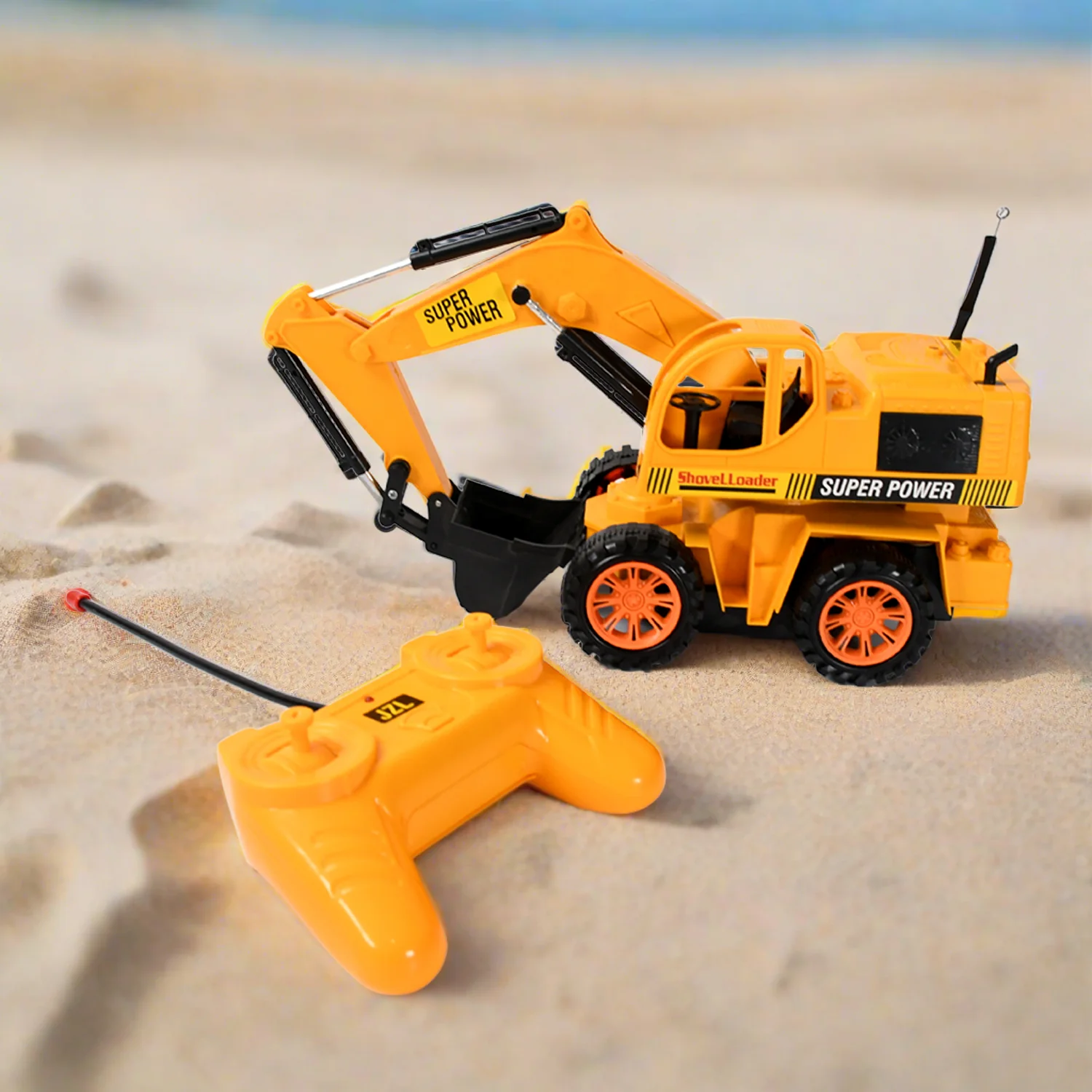Plastic JCB Construction Toy Remote Control Super Power JCB Truck Toy for Kids 1 Set - Image 6