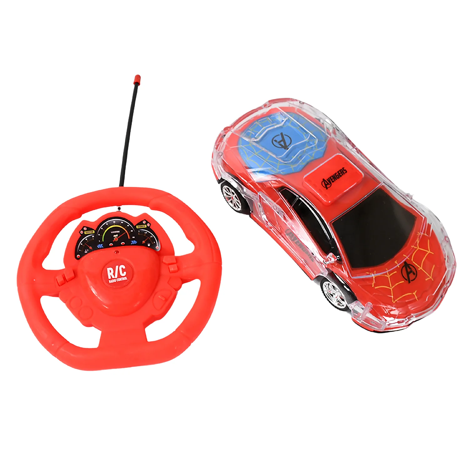 Plastic RC Racing Car – 2-Way Control with Handle Remote & Rechargeable Battery - Image 5