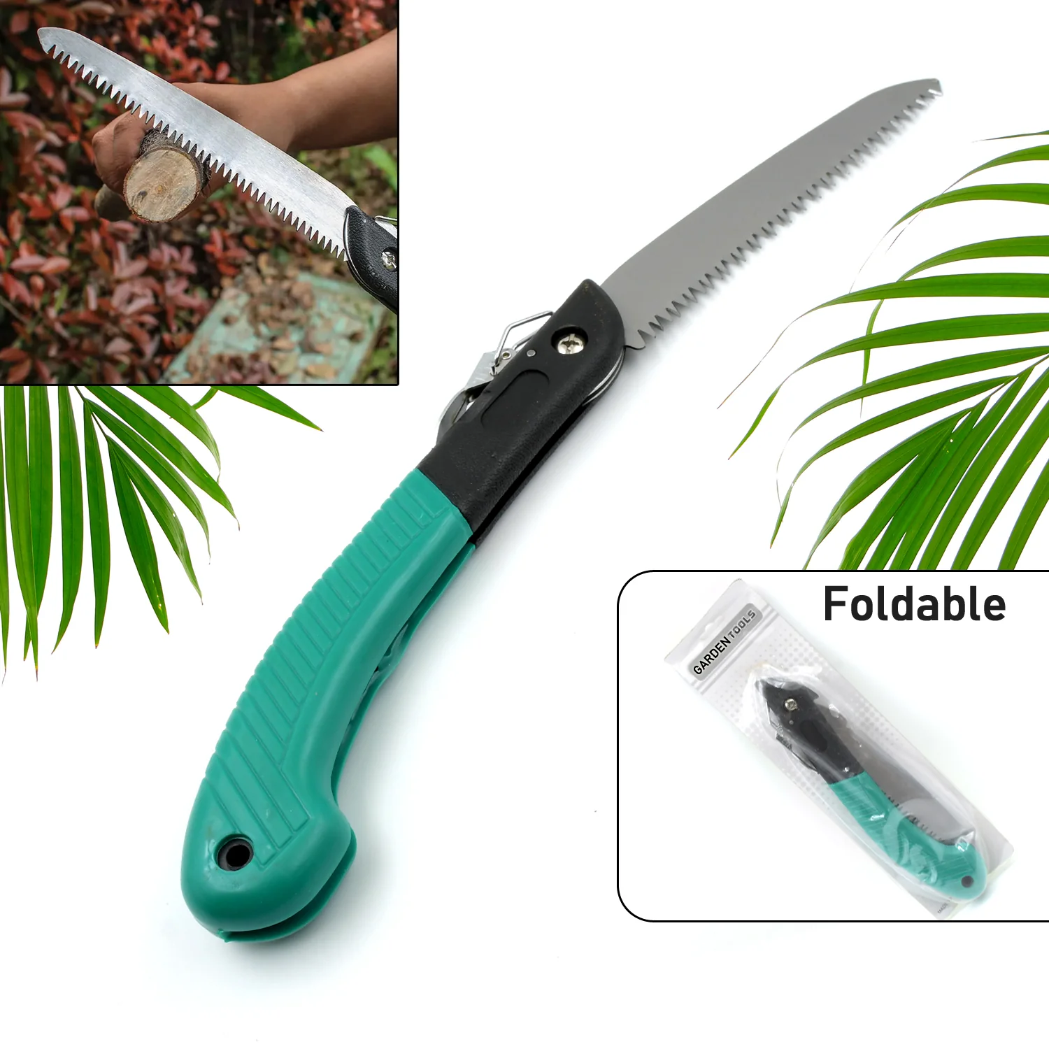 Folding Handsaw – Pruning Saw for Tree Trimming, Gardening & Wood Cutting - Image 3