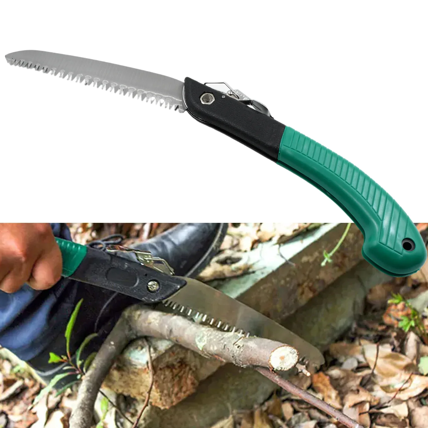 Folding Handsaw – Pruning Saw for Tree Trimming, Gardening & Wood Cutting - Image 8