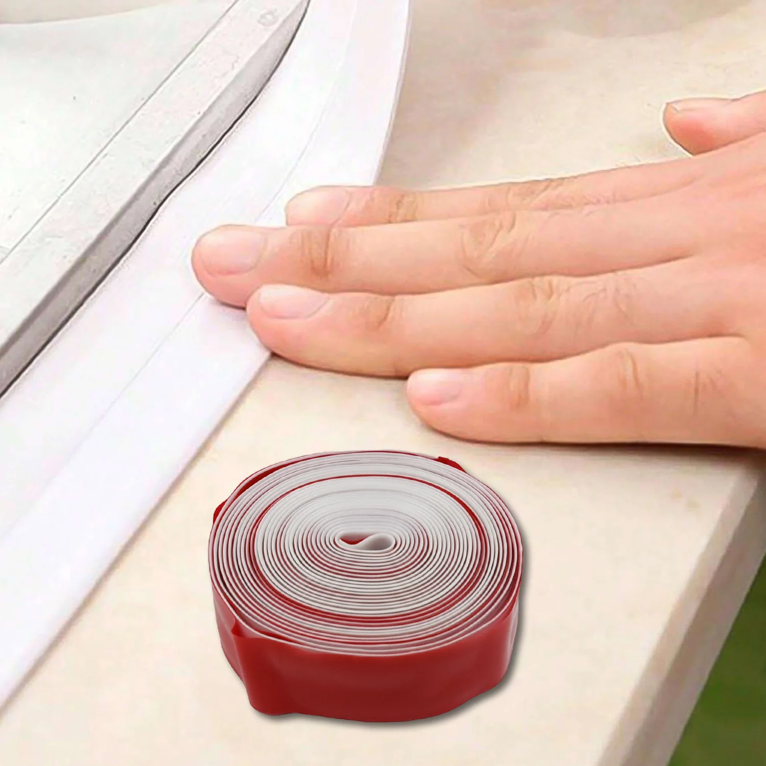 Kitchen Wall Sealing Strip Tape Waterproof Oil Proof Caulk Tape for Corners Gaps - Image 4