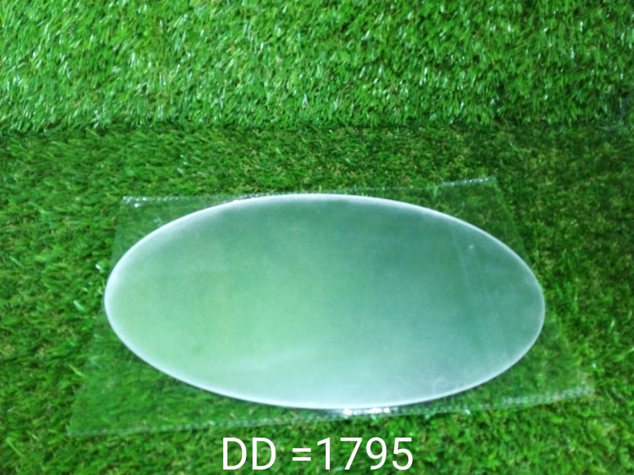 Oval Shape 3D Mirror Sticker (2 Pc Set) - Image 7