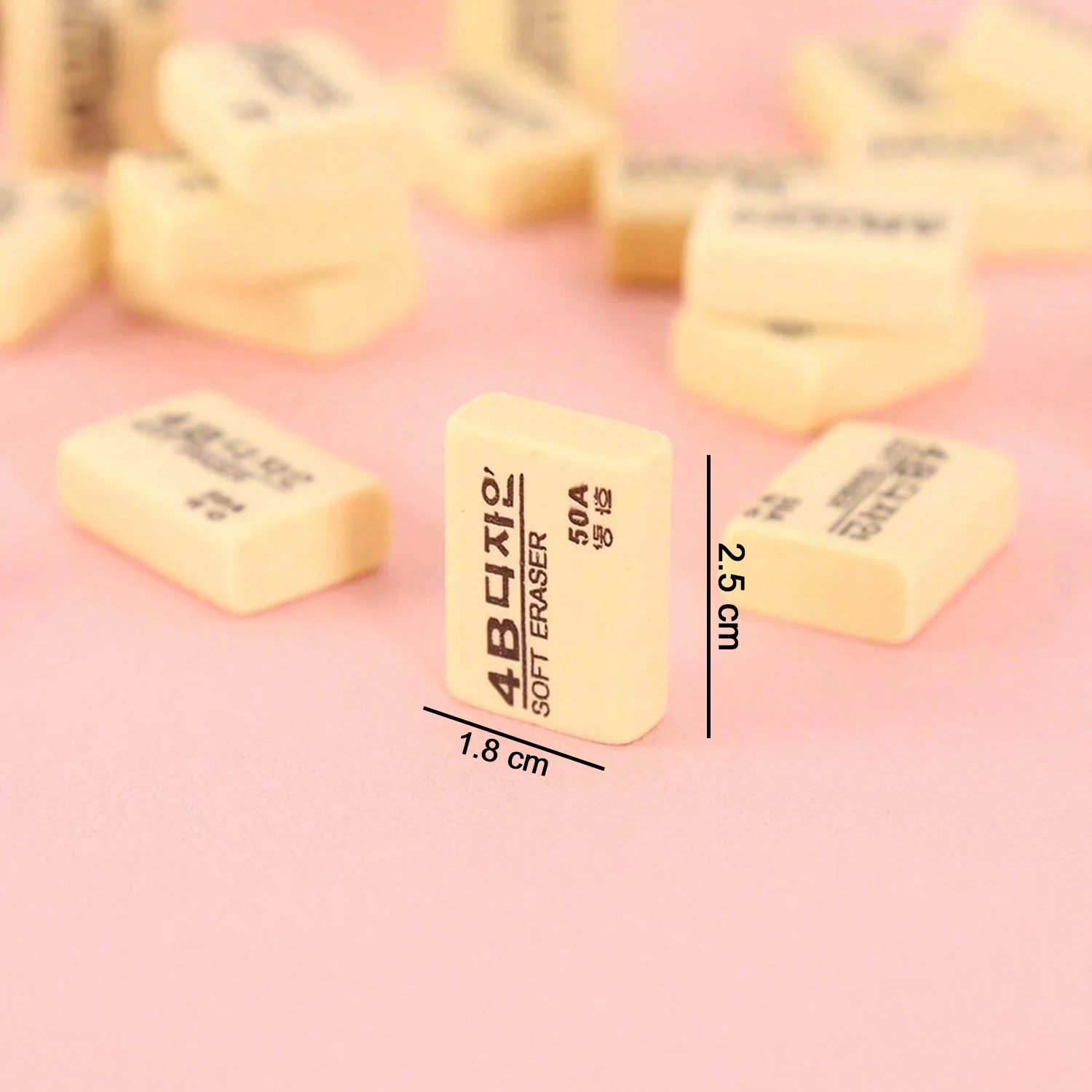 4B Erasers 30 Pack Erasers Yellow Erasers for Kids - Image 5