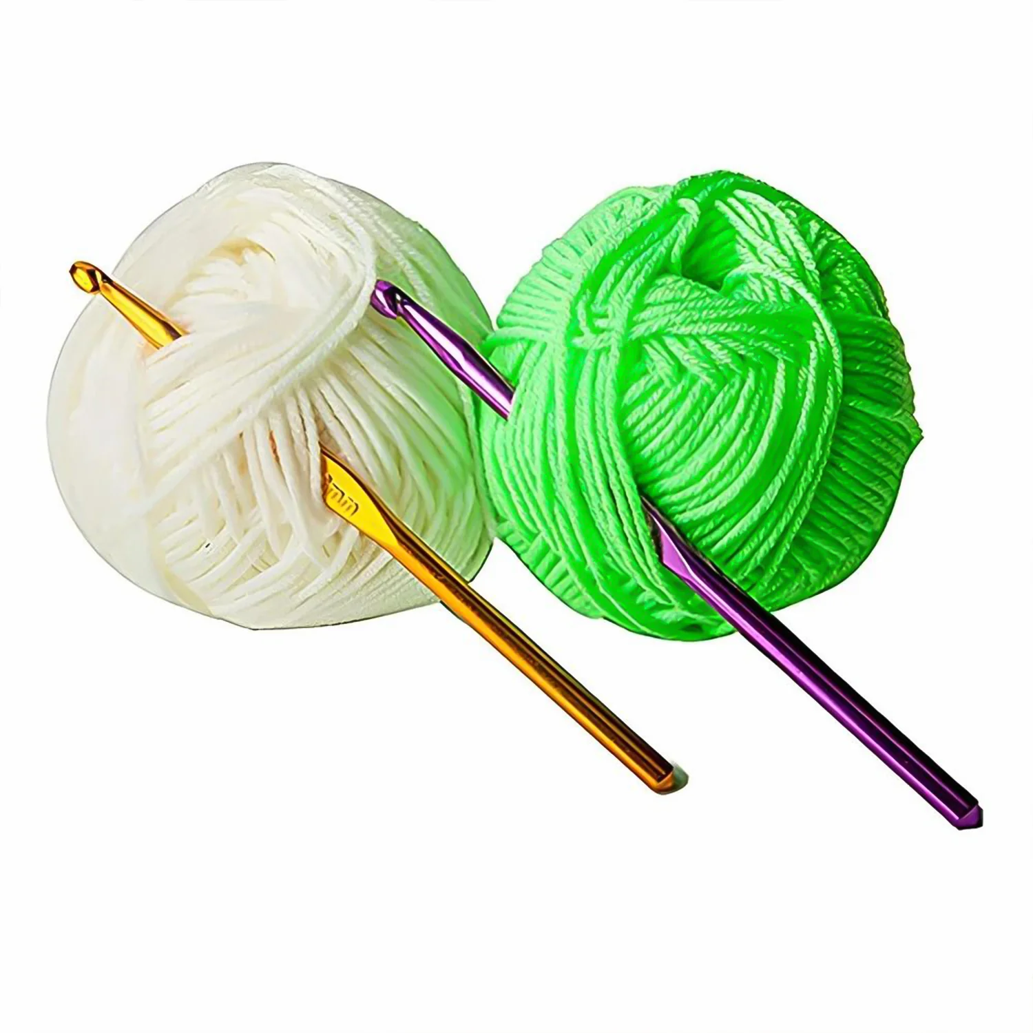 Aluminium Multicolor Knitting Needles, Crochet Kit (12 Pcs Set) - Image 9