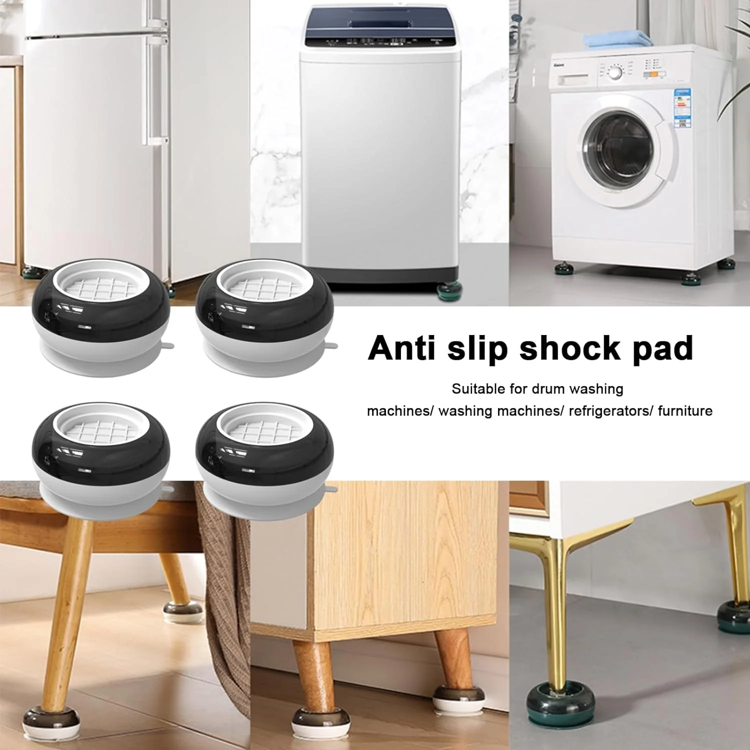 Anti Vibration Pads for Washing Machine,  (4 pcs Set) - Image 3