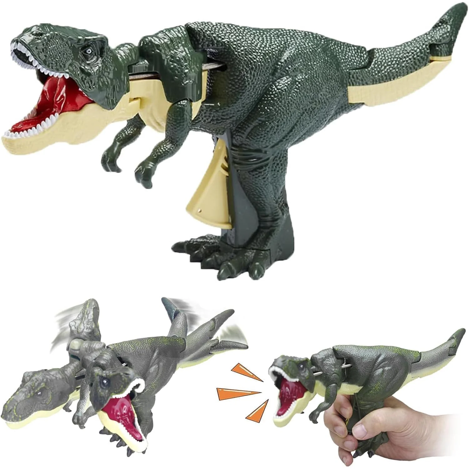 Dinosaur Roaring Toys Trigger Model with Sound Lighting Moving 3+ Years 1 Pc - Image 3