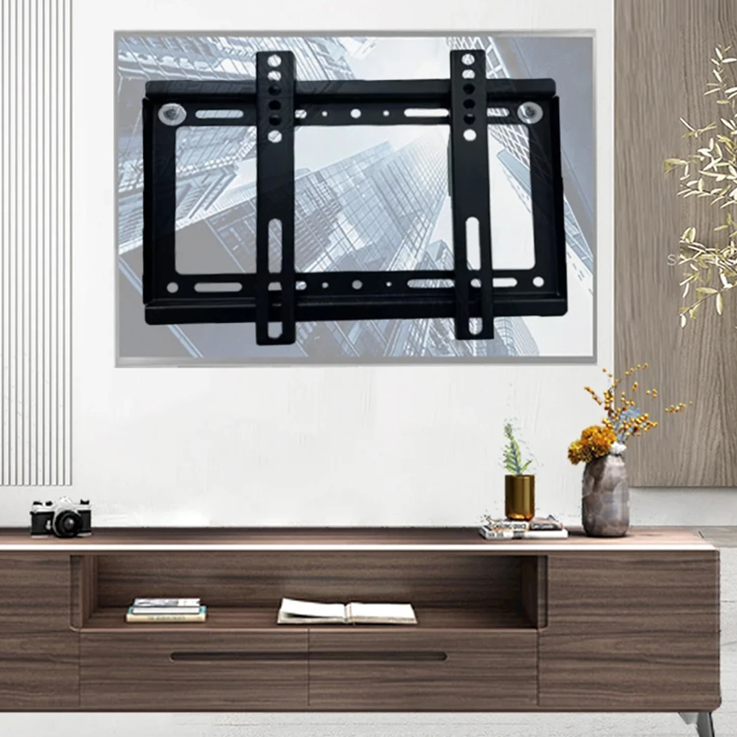 Slim TV Wall Bracket for 14–42 Inch LED/LCD TVs (29×19 cm) - Image 6