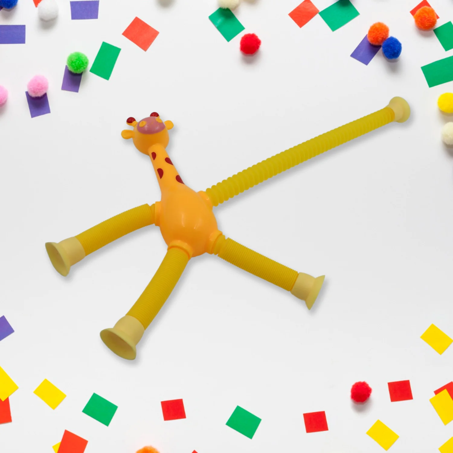 LED Telescopic Suction Cup Giraffe Toy (3 Pcs Set) - Image 7