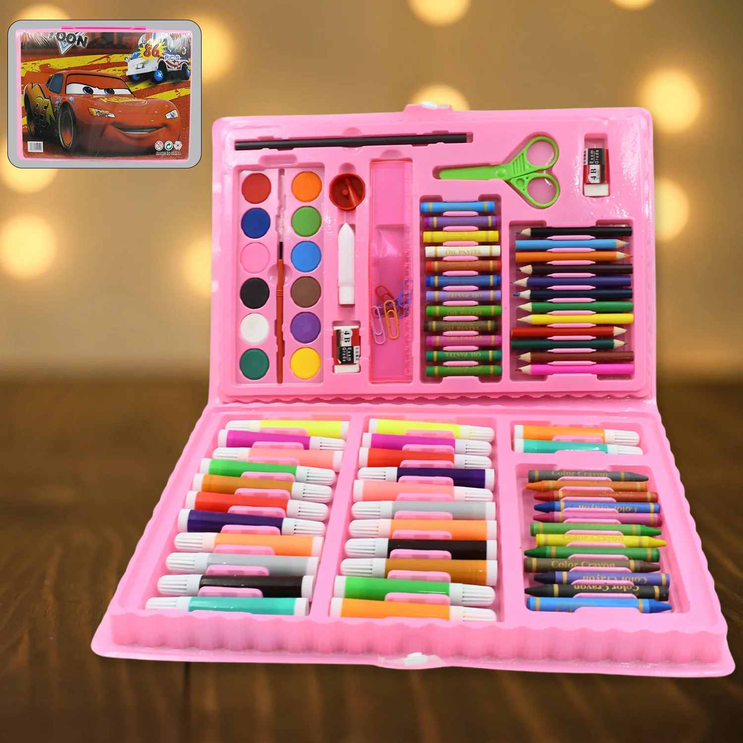 Art Set Kids Art Supplies Coloring Case Kit Painting & Drawing Sets (86 Pcs Set) - Image 2