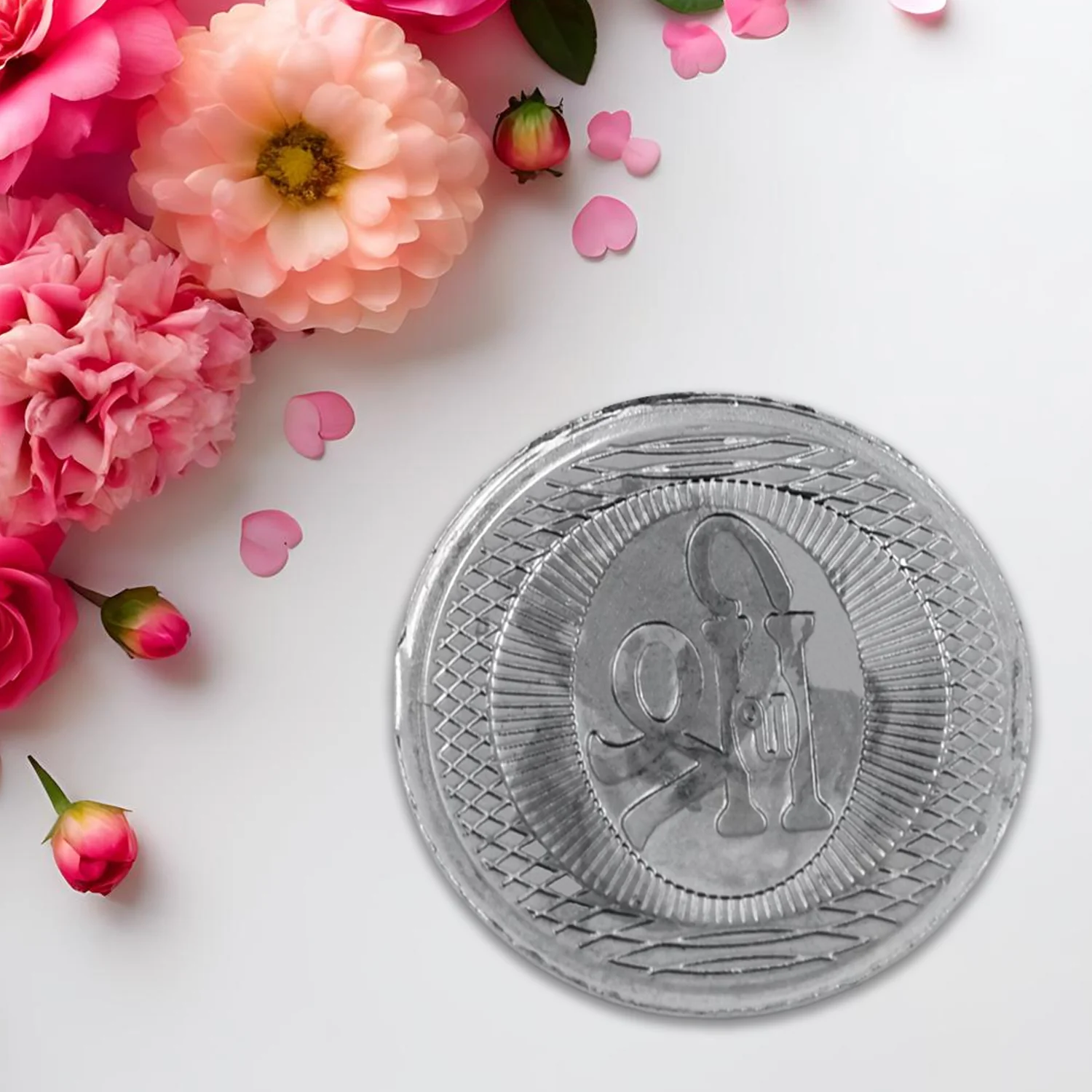 Ganesh Ji, Silver color Coin for Gift (1 Pc / Silver) - Image 6
