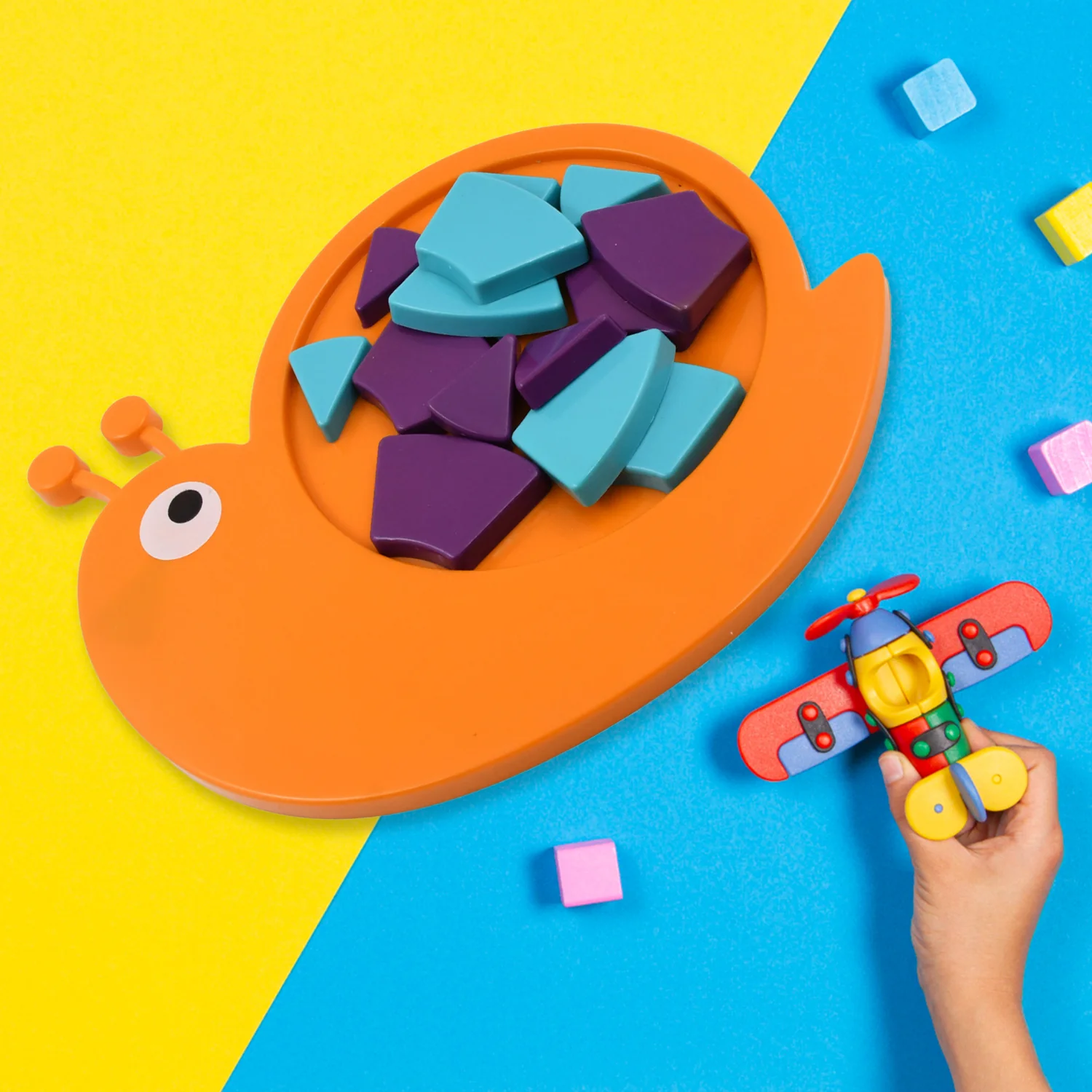 Mini Snail Puzzle – STEM Educational Toy, Puzzle Games for Ages 3-6 (Mix Color) - Image 5