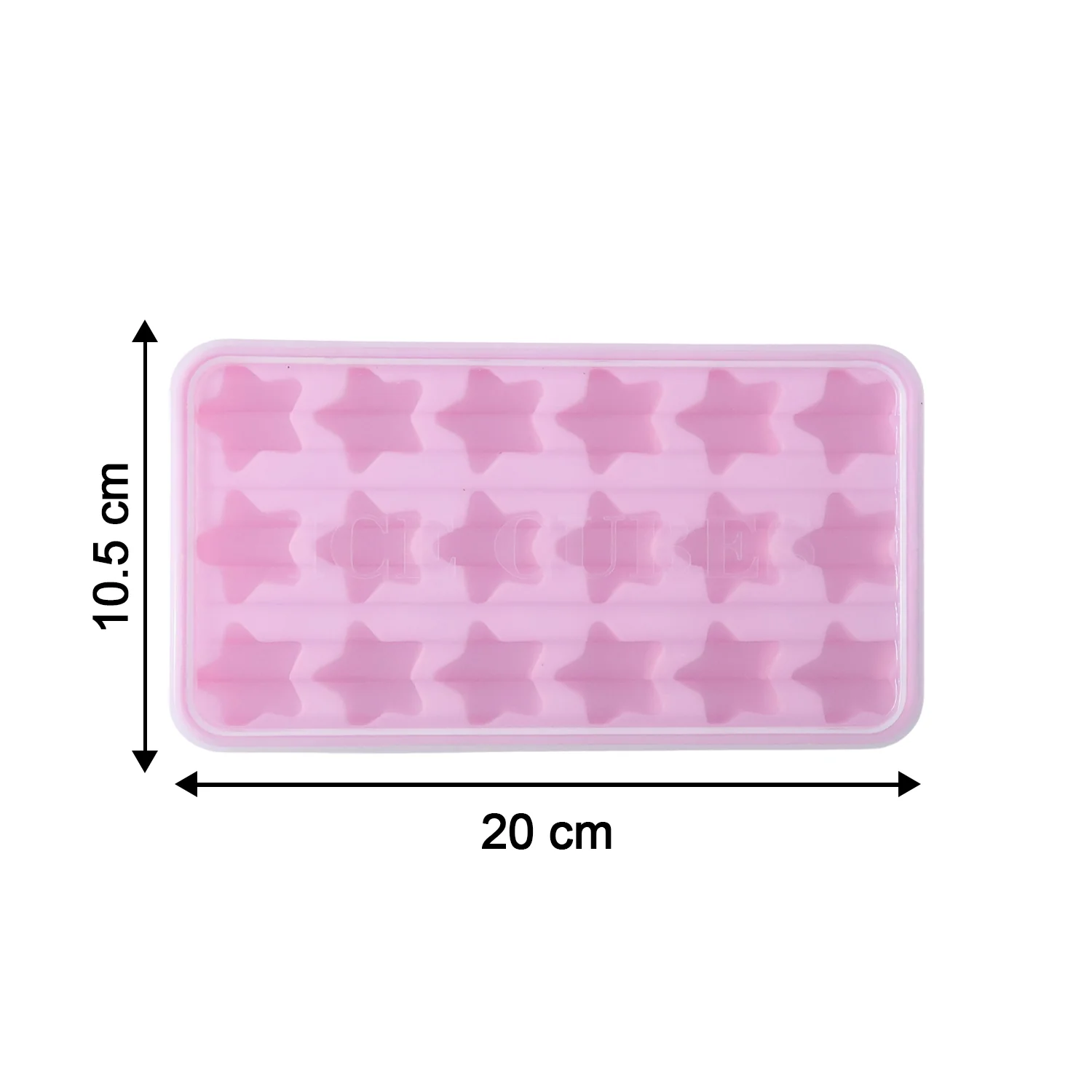 18 Grid Star Shape Ice Cube Tray with Lid (1 Pc) - Image 6