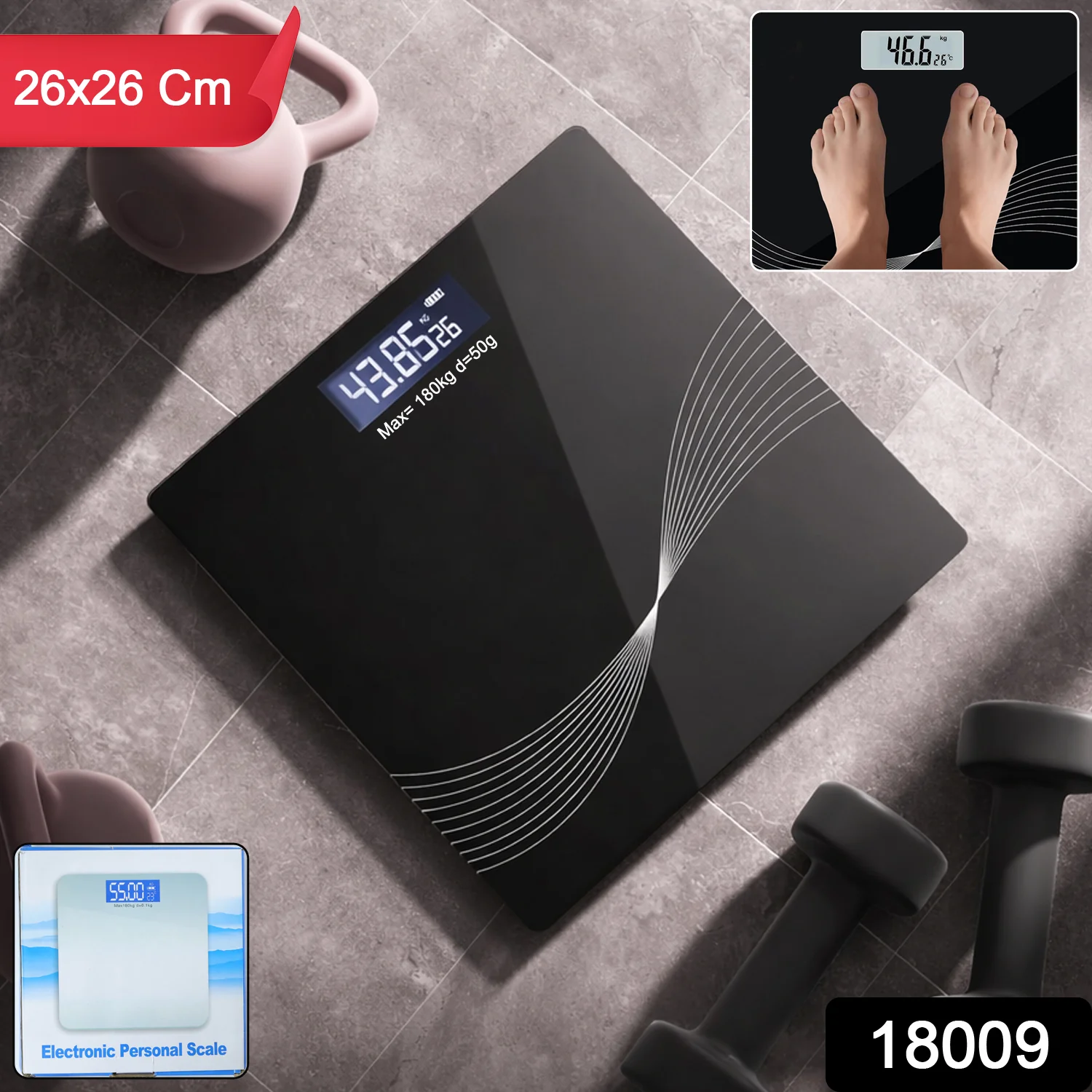Electronic Digital Personal Weight Scale  (1 Pc) - Image 2