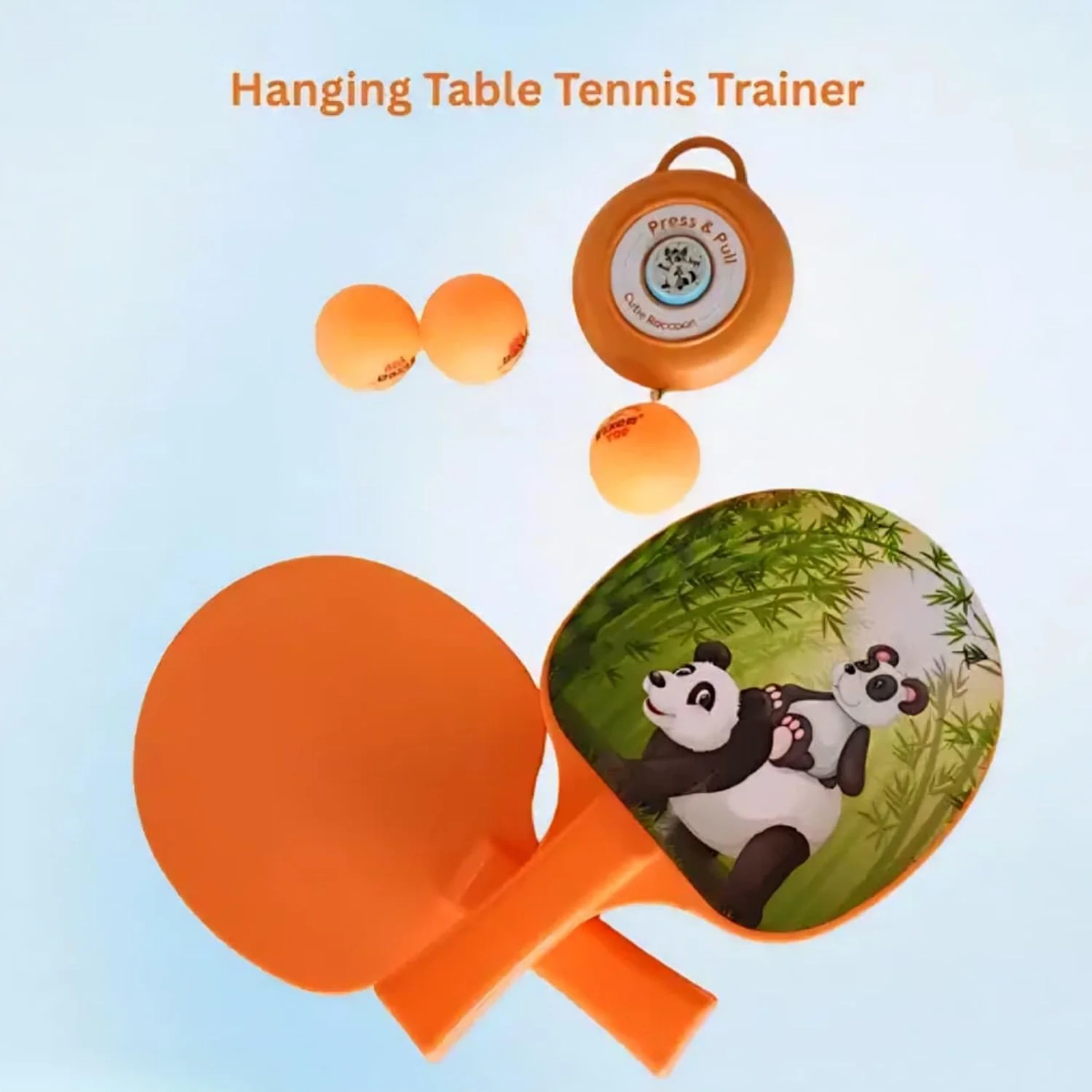 Hanging Table Tennis Trainer Set for Kids (1 Set) - Image 4