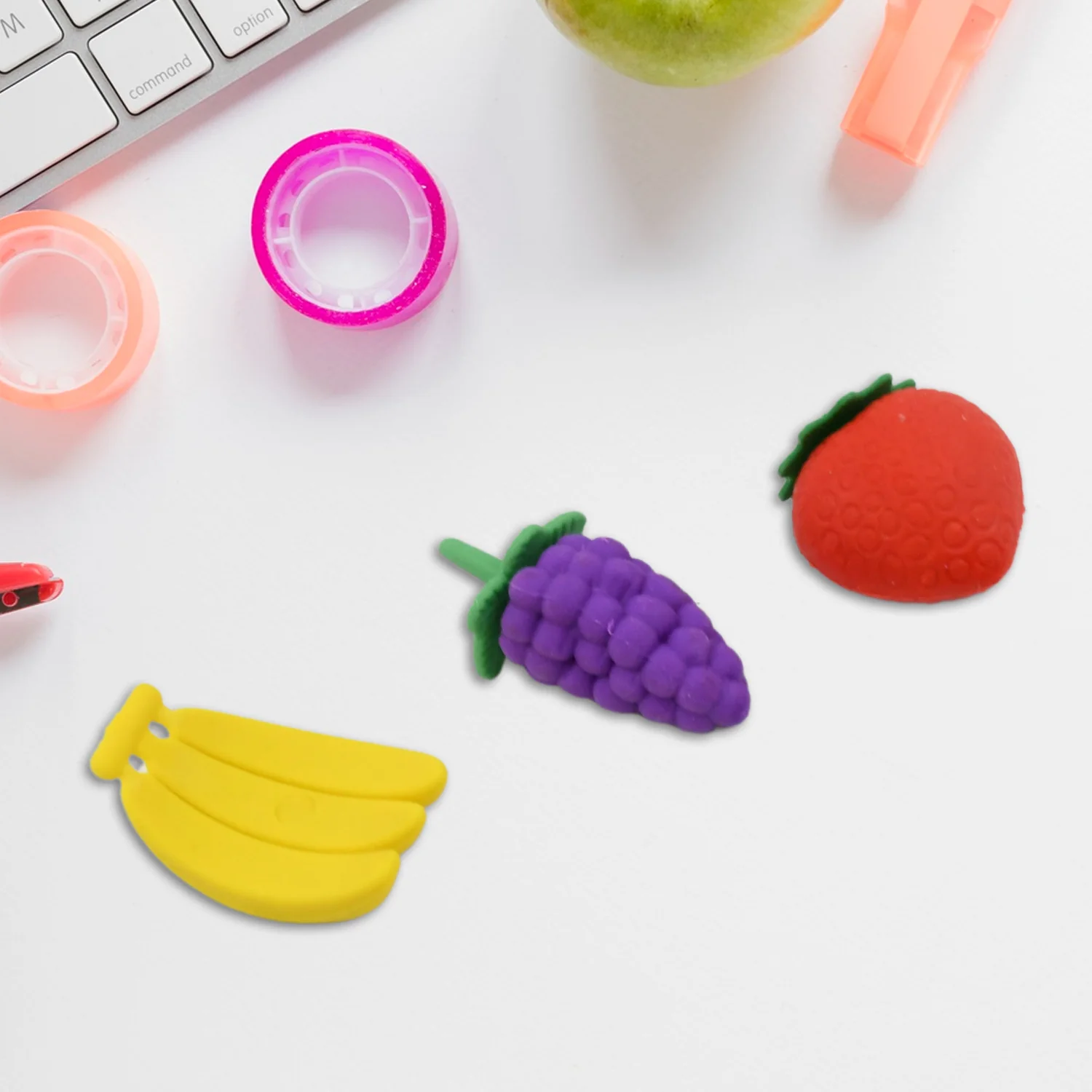 3D Food Fancy Colorful Erasers – Cute Novelty Eraser Set for Kids (1 Set) - Image 10