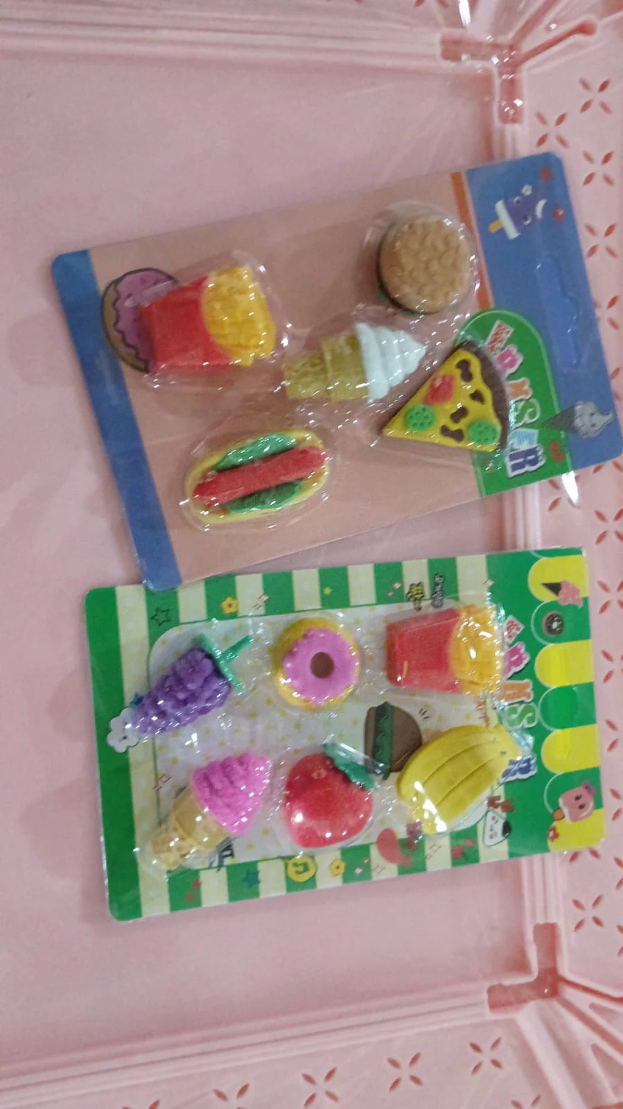3D Food Fancy Colorful Erasers – Cute Novelty Eraser Set for Kids (1 Set) - Image 11