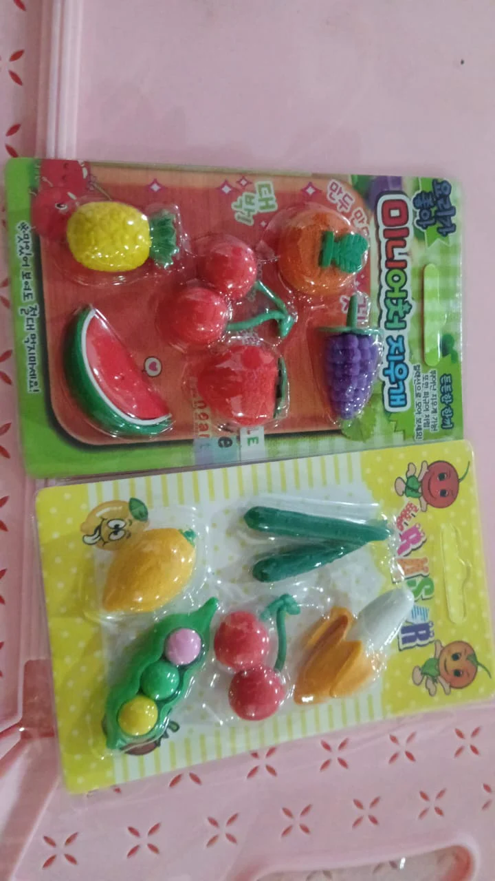 3D Mix Design Fancy & Colorful Erasers – Novelty Set for Kids & School Prize (1 Set) - Image 10