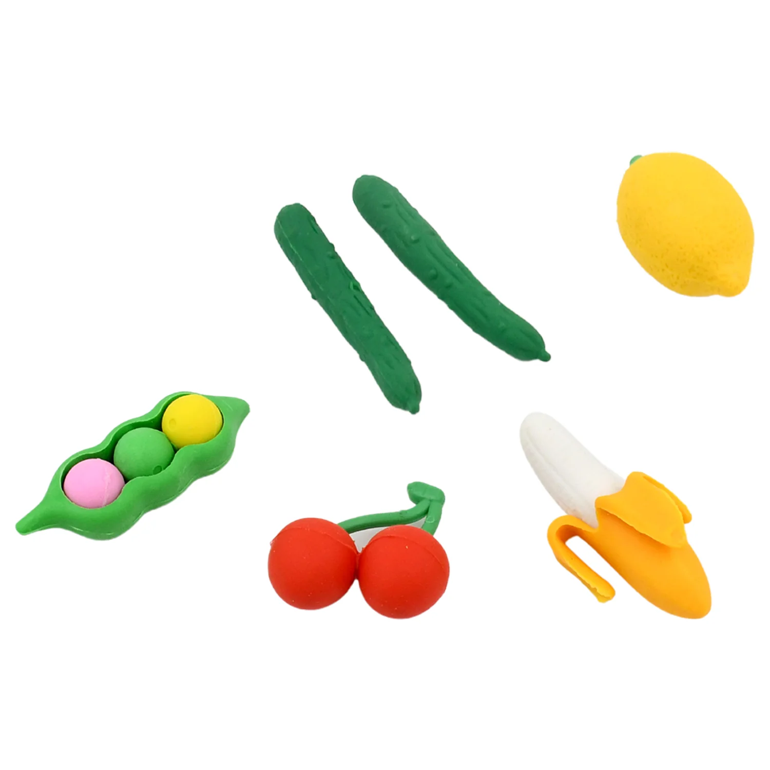 3D Mix Design Fancy & Colorful Erasers – Novelty Set for Kids & School Prize (1 Set) - Image 4