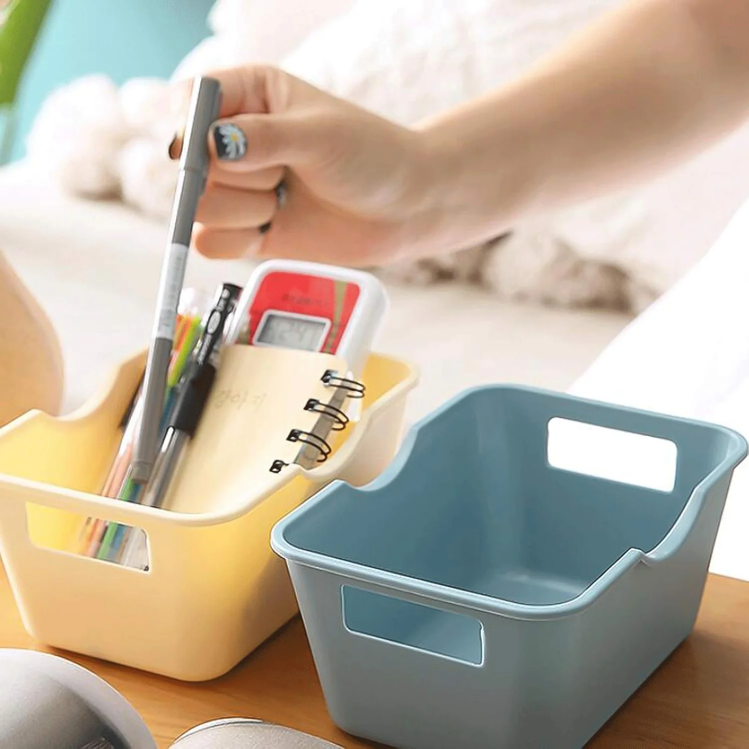Multi-Purpose Storage Basket Organizer (15 x 10.5 cm, 4 Pc) - Image 6