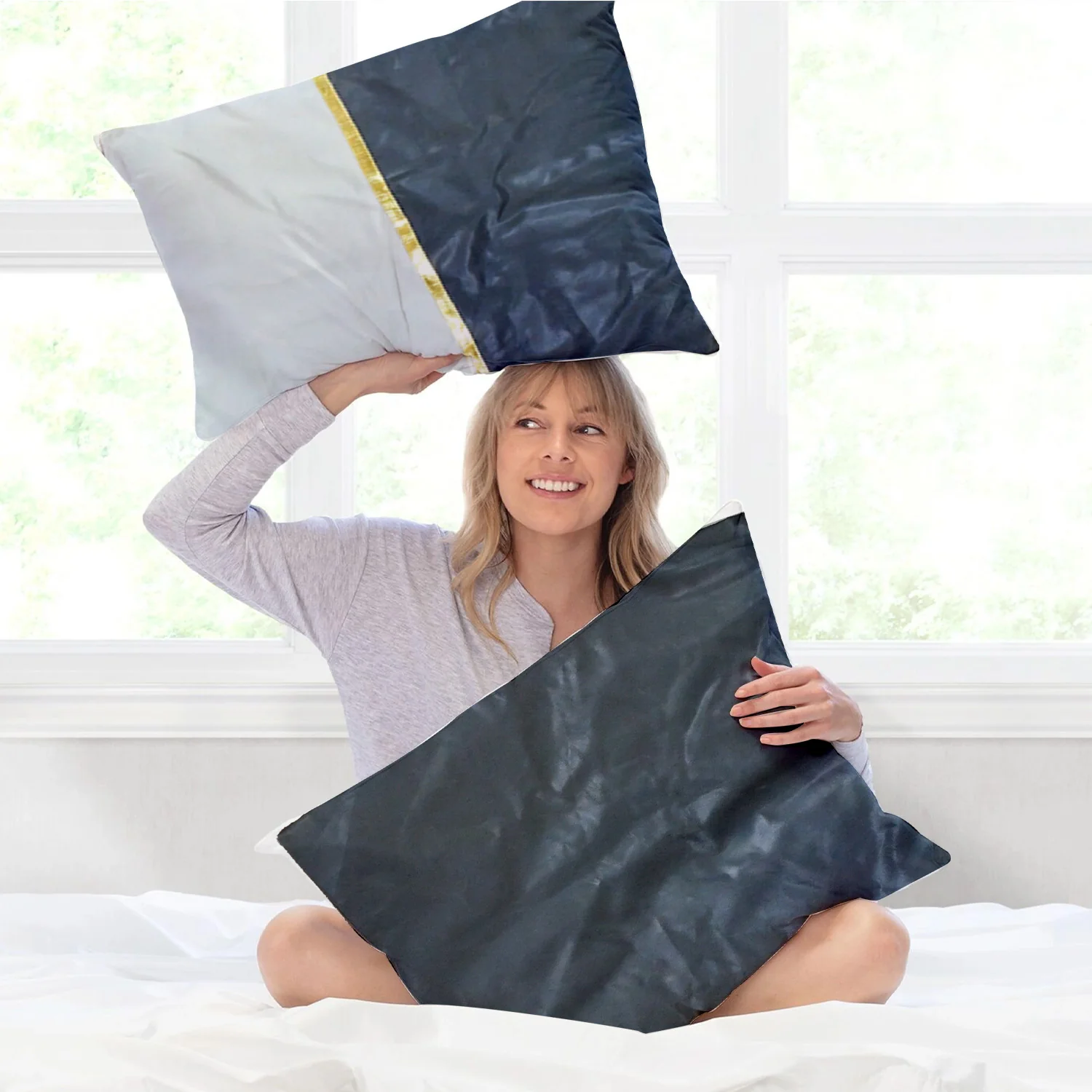 Pillow Covers, Couch Pillows Cover, Soft Pillow Covers (1 Pc / 60 × 60 CM) - Image 3