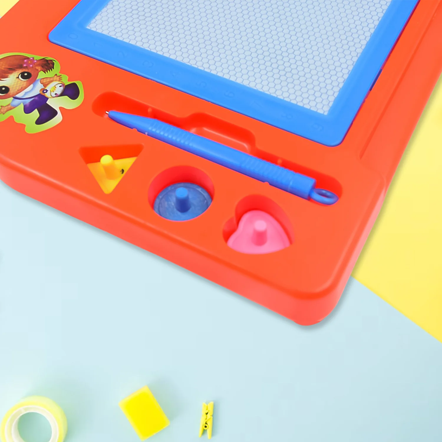 Magnetic Slate Sketch Pad / Board for Kids (1 Pc / 27 × 19 Cm) - Image 5
