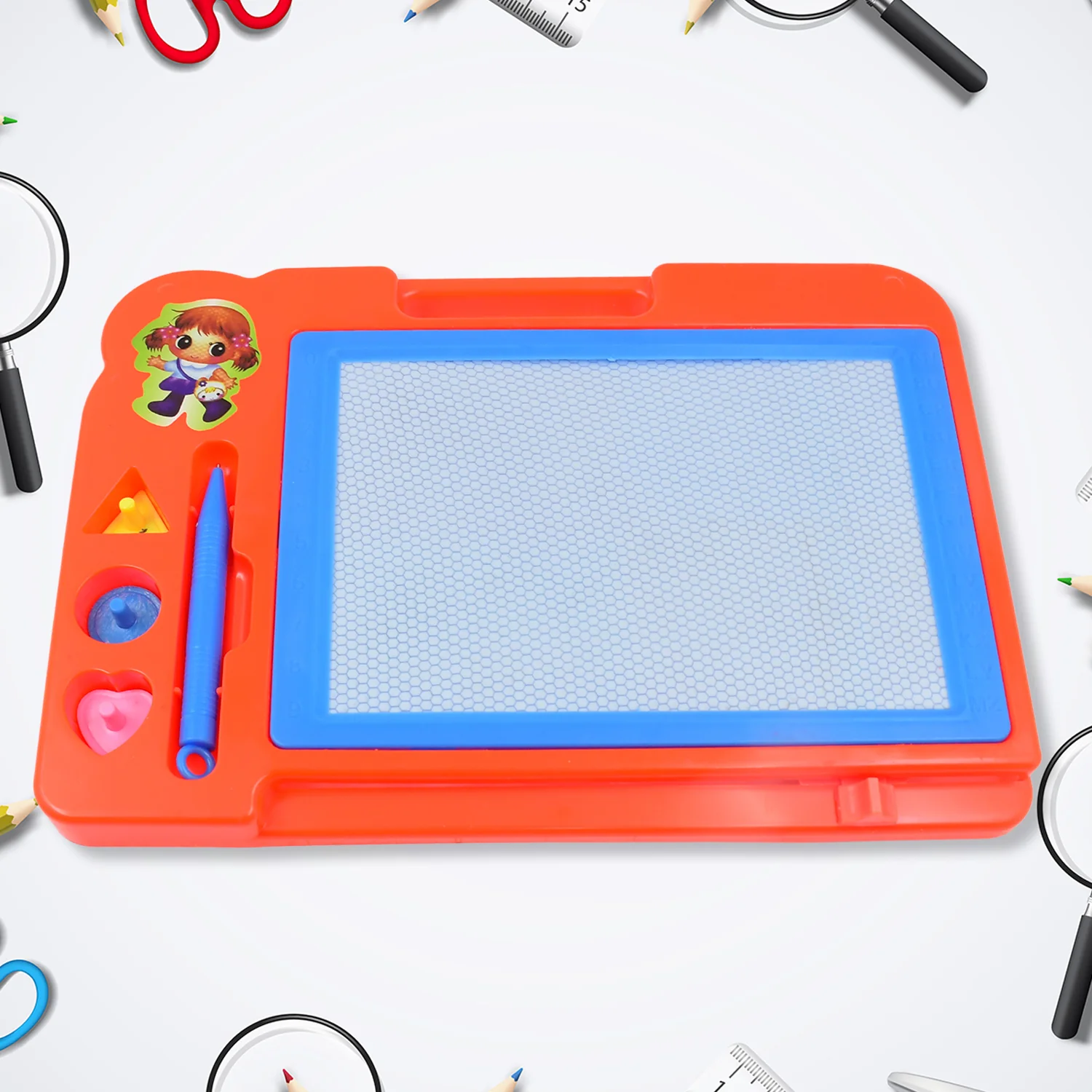 Magnetic Slate Sketch Pad / Board for Kids (1 Pc / 27 × 19 Cm) - Image 6