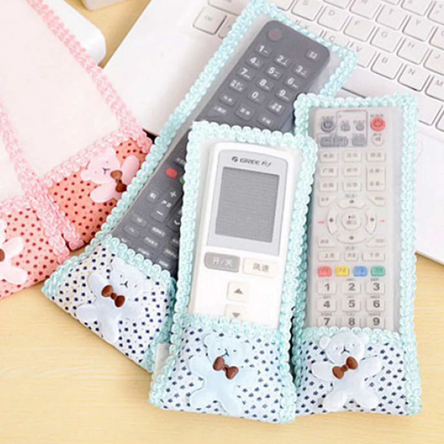 Cloth Lace Remote Control Cover Remote Case (1 Pc / 18×8 CM / Small) - Image 3