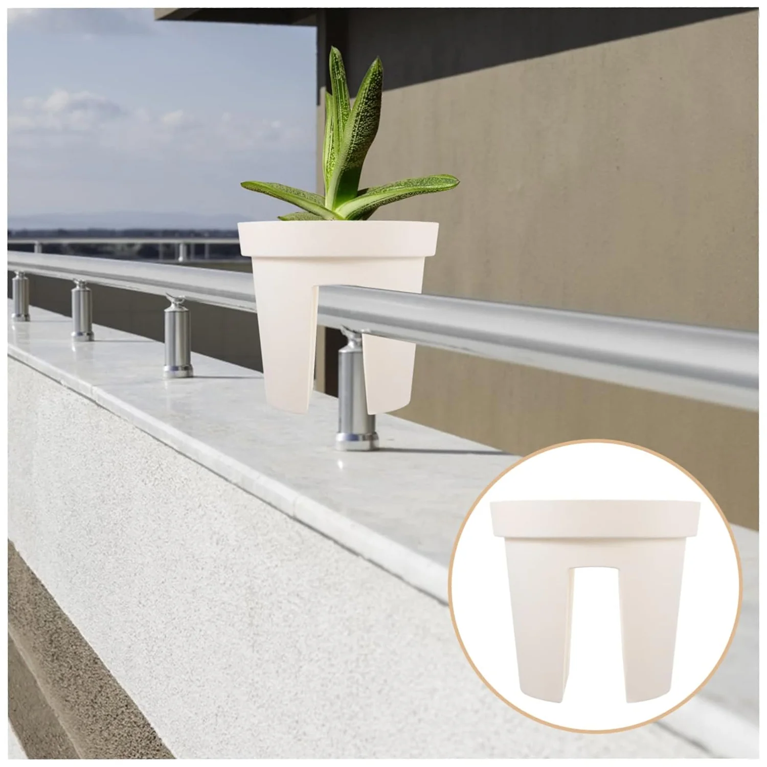 Riding Pot Bling Decor Creative Flowerpot Balcony Flower Pot (1 Pc / MOQ :- 2 Pc) - Image 3