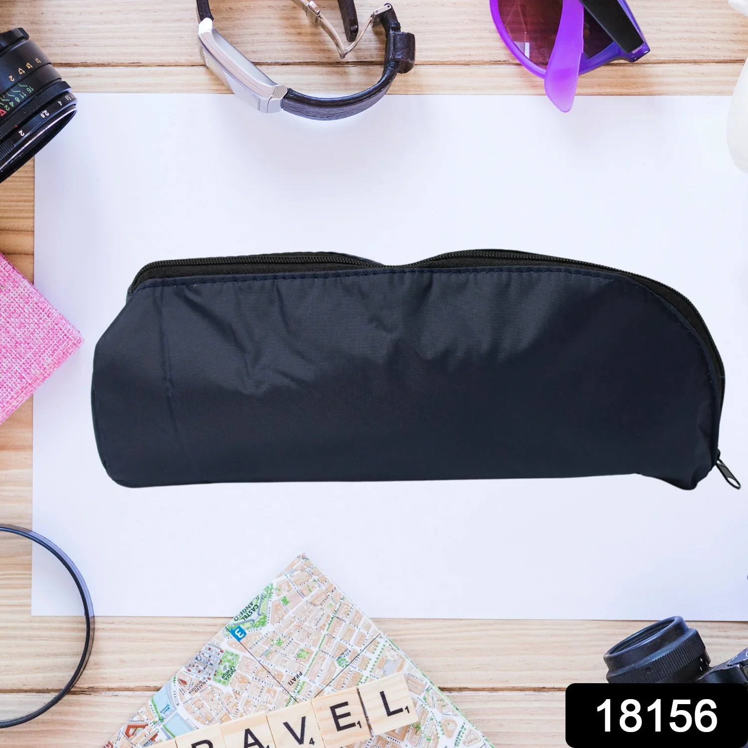 Reusable Multipurpose Washable Pouch Pen Stationary Case Travel (1 Pc) - Image 3