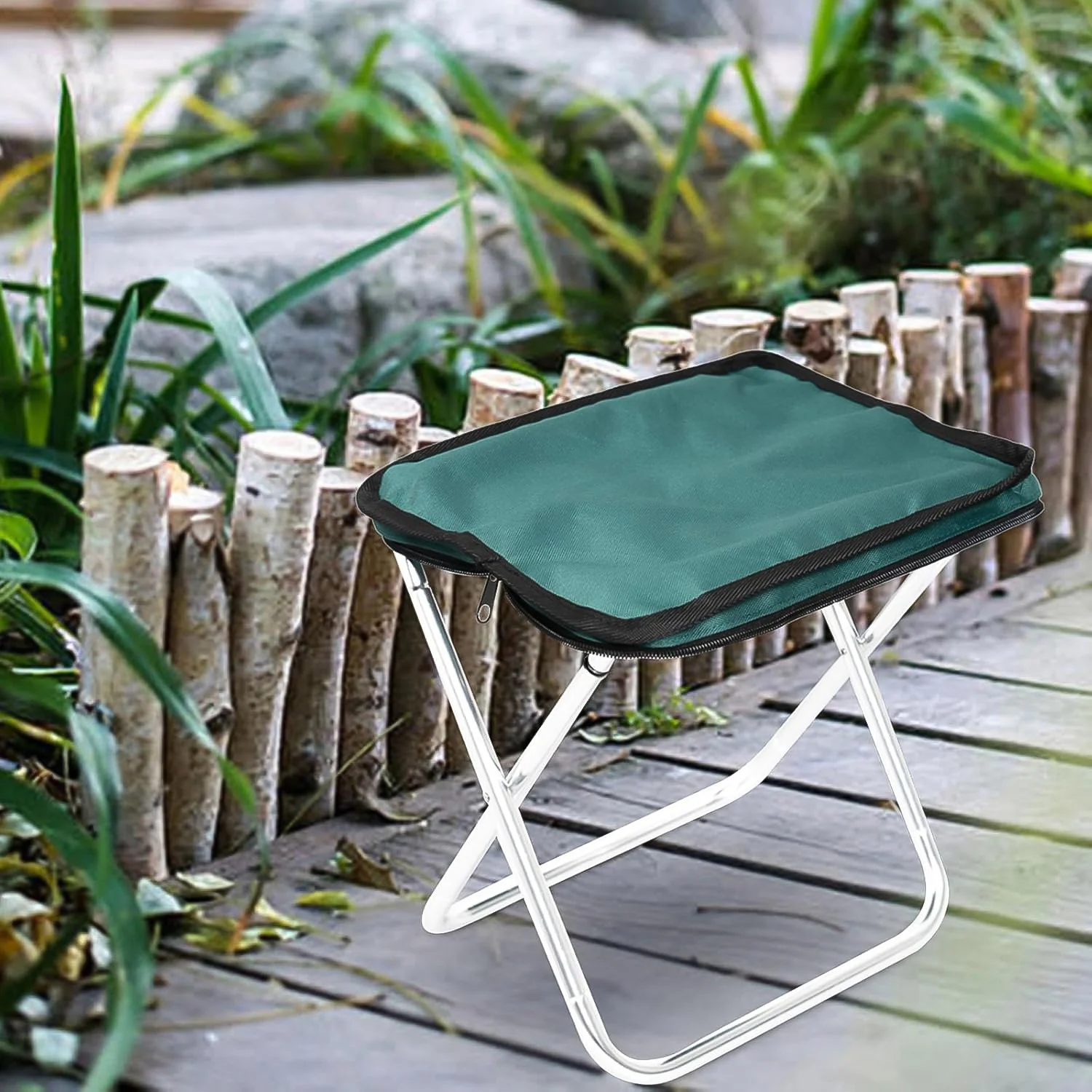 Folding Camping Stool – Collapsible Portable Seat for Travel (1 Pc) - Image 3