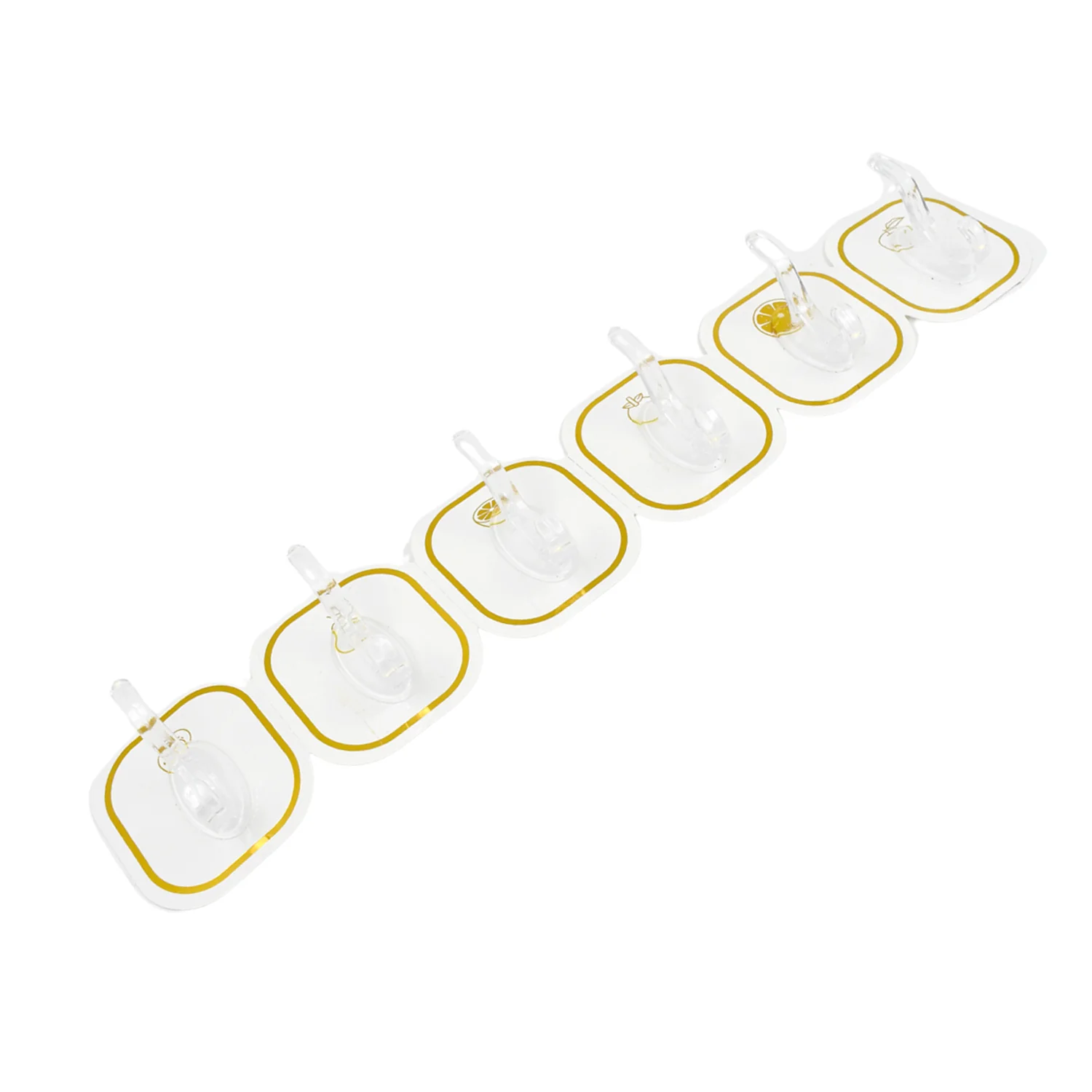 TRANSPARENT ADHESIVE WALL HOOK (6 PCS SET) - Image 5