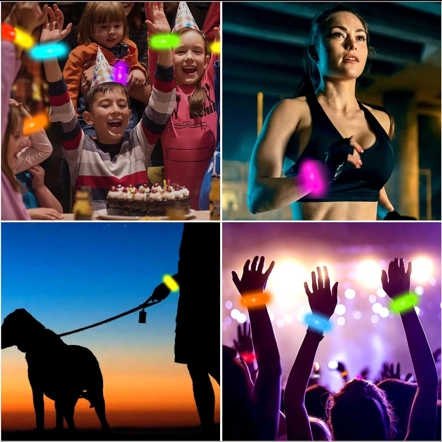 Running Lights for Runners | Led Bracelet (1 Pc / Multicolor) - Image 4