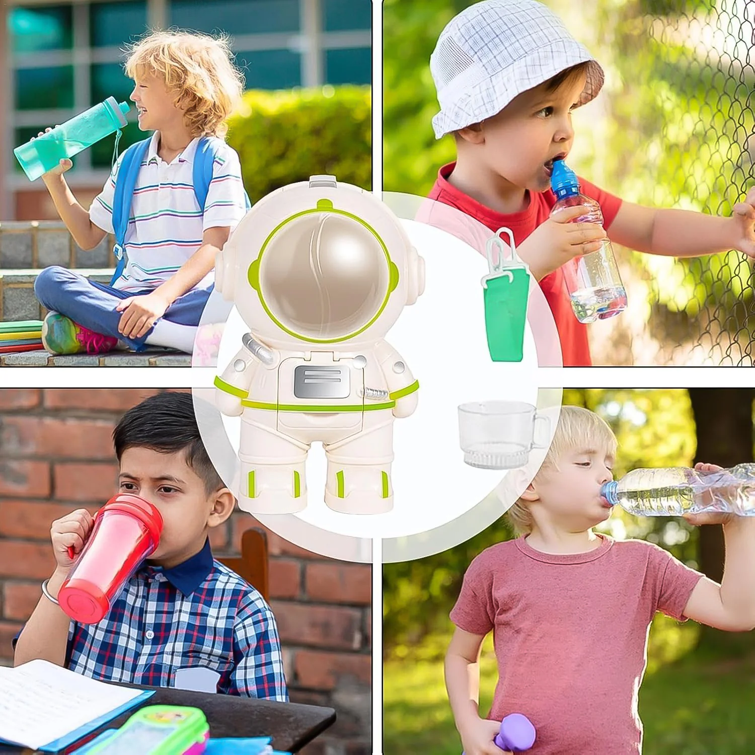 Astronaut Shape Water Dispenser Water Cup (1 Pc) - Image 6