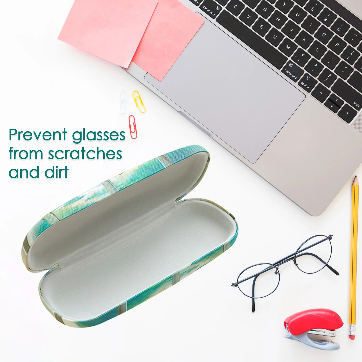 Flowers Decorative Glasses Case Eyeglasses Storage Box (1 Pc / Mix color) - Image 3