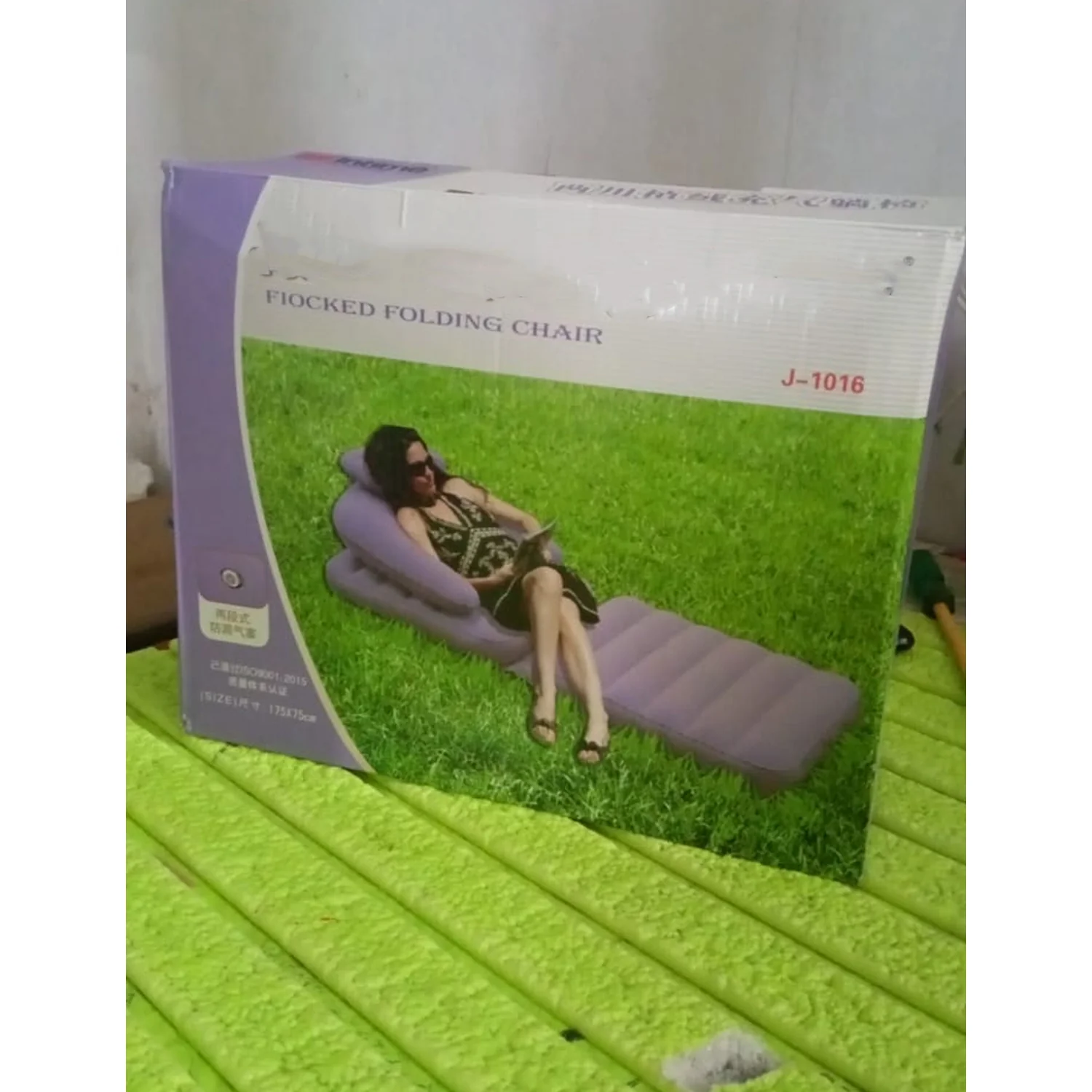 2-in-1 Air Mattress & Lounger Portable Inflatable Sofa with Hand Pump - Image 9